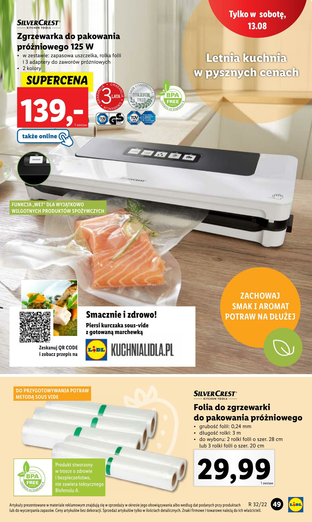 Gazetka Lidl 08.08.2022 - 13.08.2022