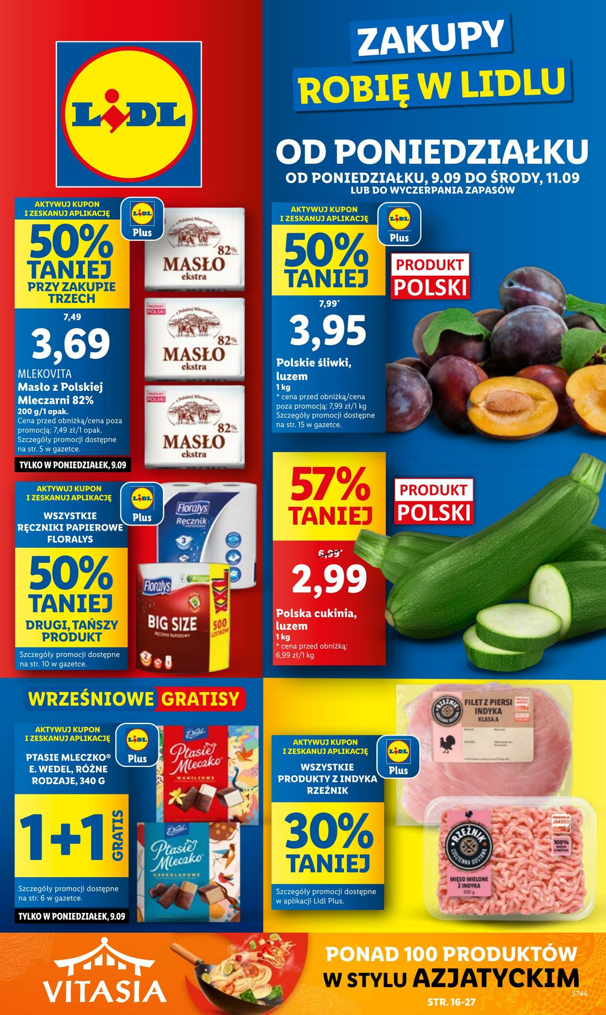 Gazetka Lidl - OFERTA WAŻNA OD 09.09 DO 11.09 9 wrz, 2024 - 11 wrz, 2024