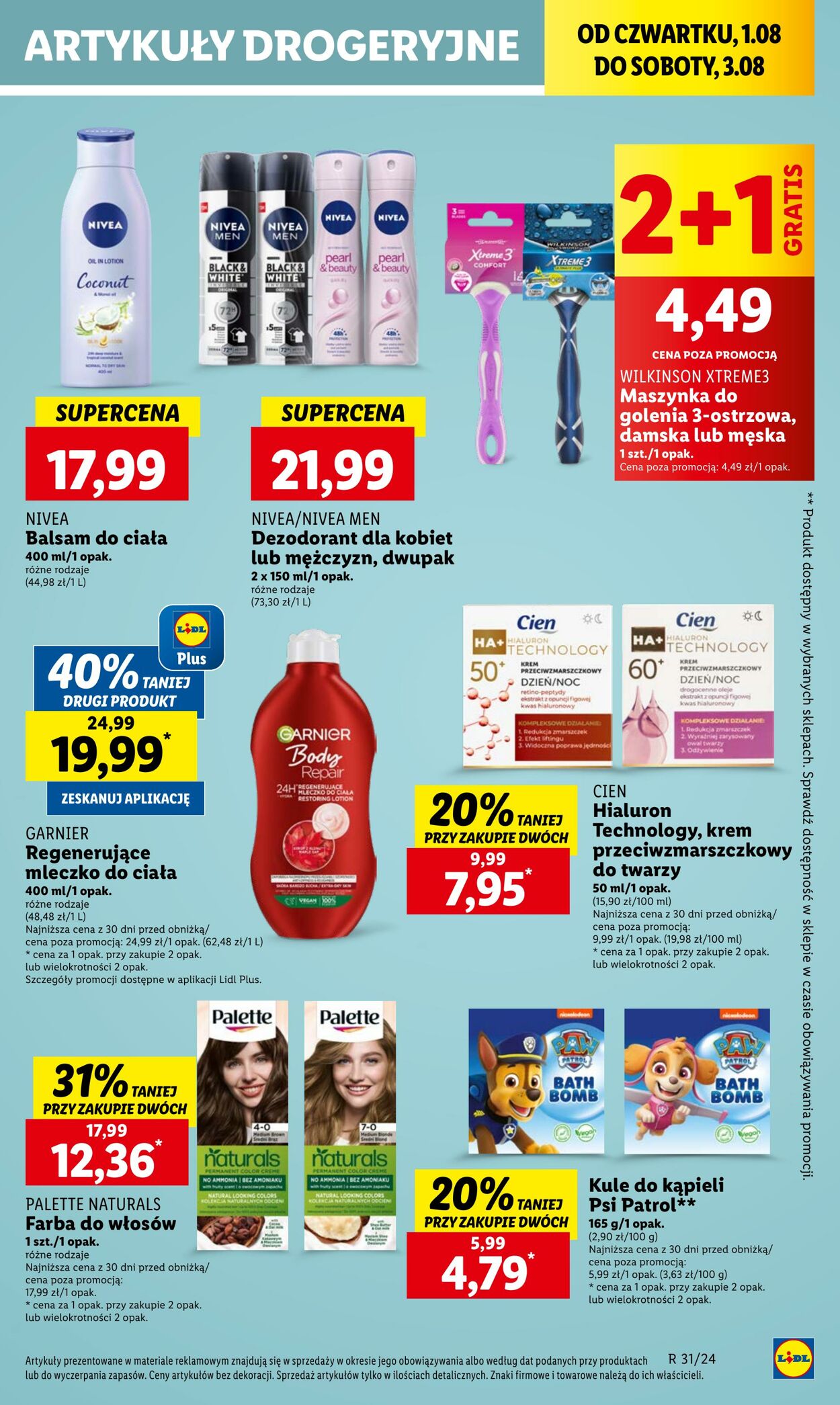 Gazetka Lidl 01.08.2024 - 03.08.2024