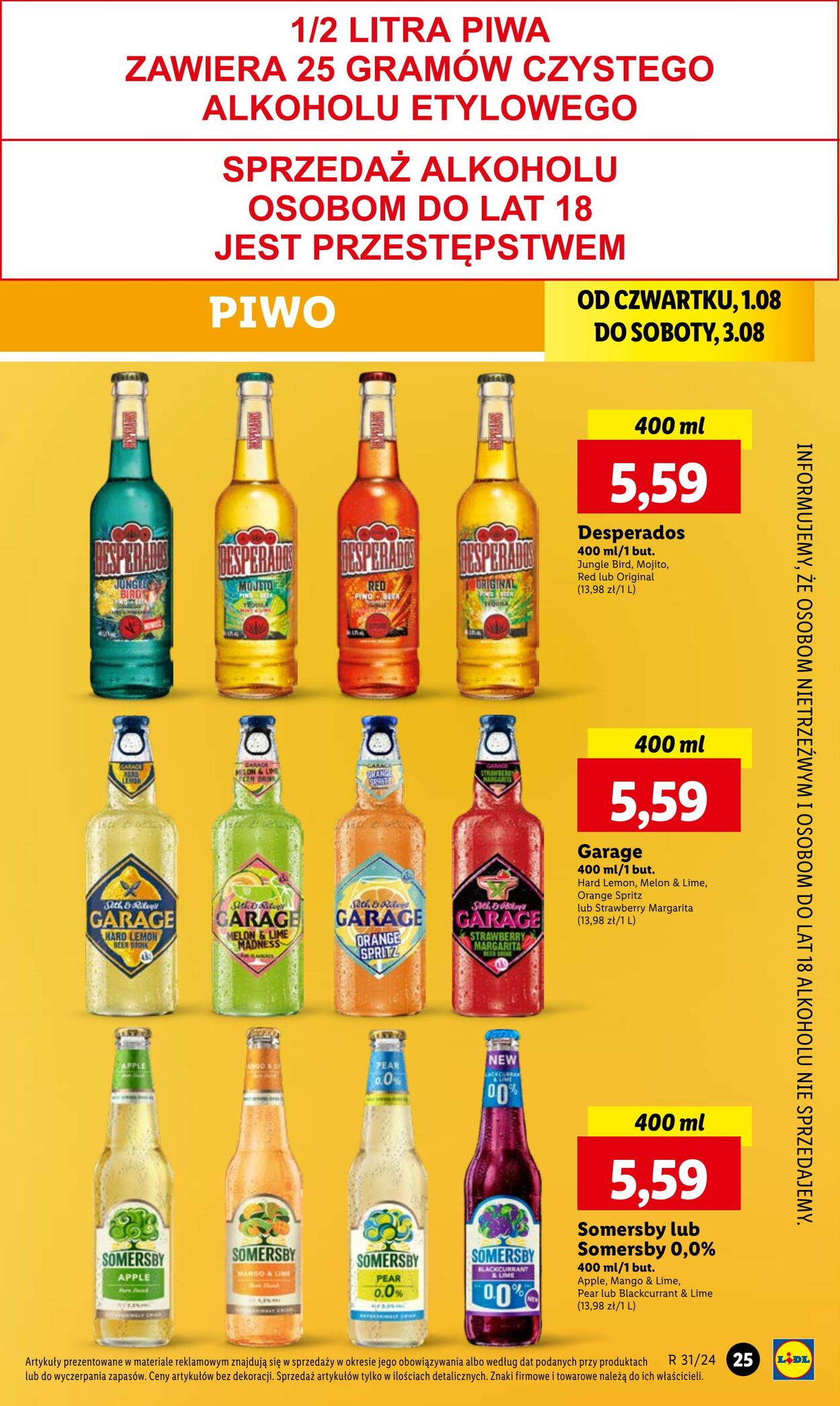 Gazetka Lidl 01.08.2024 - 03.08.2024