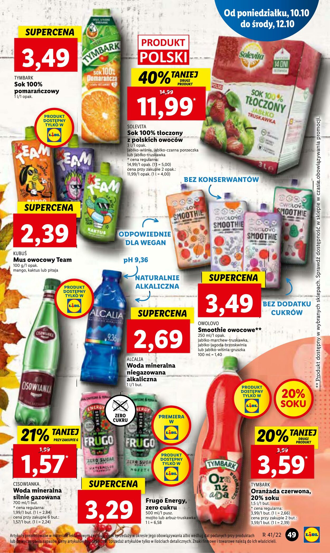 Gazetka Lidl 10.10.2022 - 12.10.2022