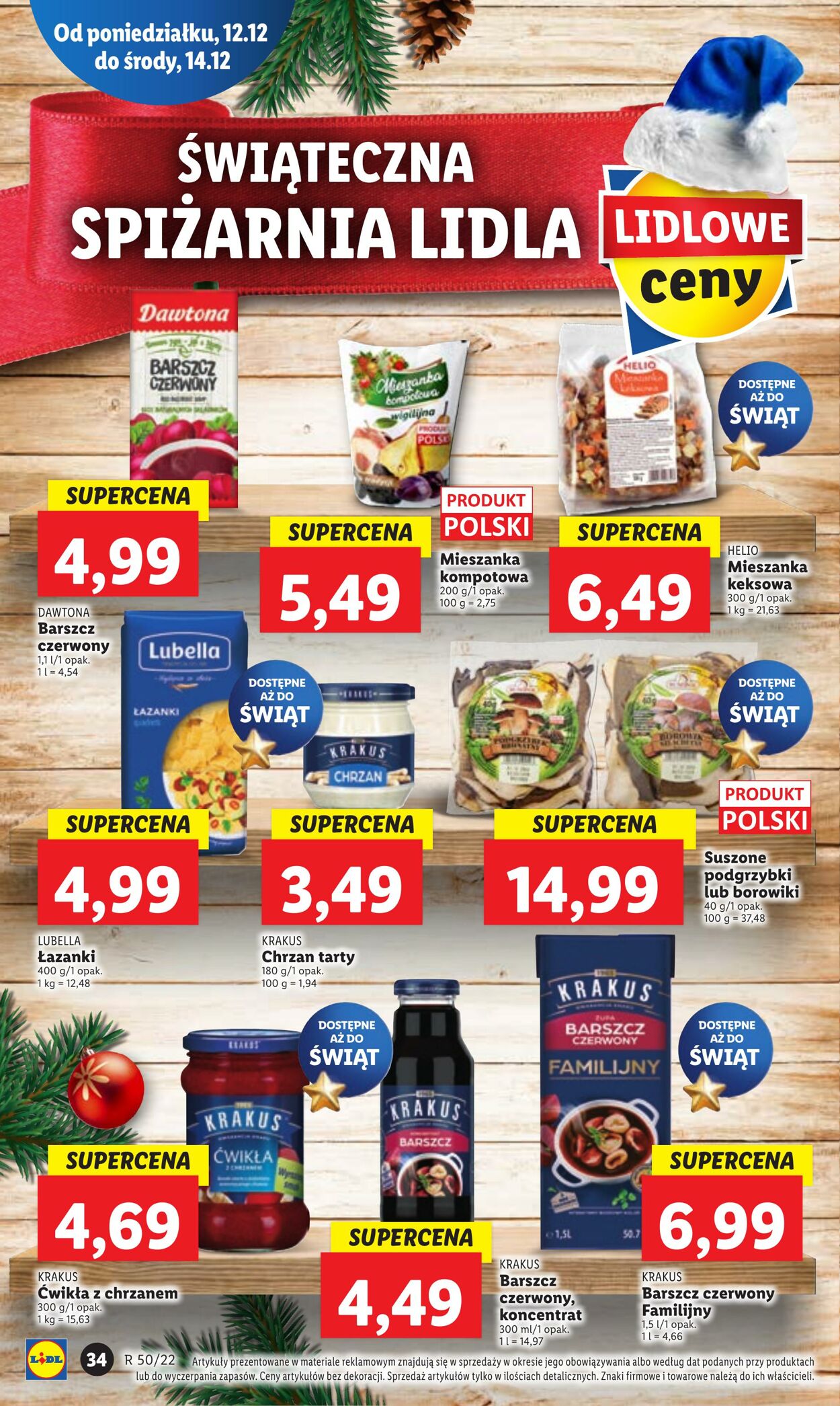 Gazetka Lidl 12.12.2022 - 14.12.2022