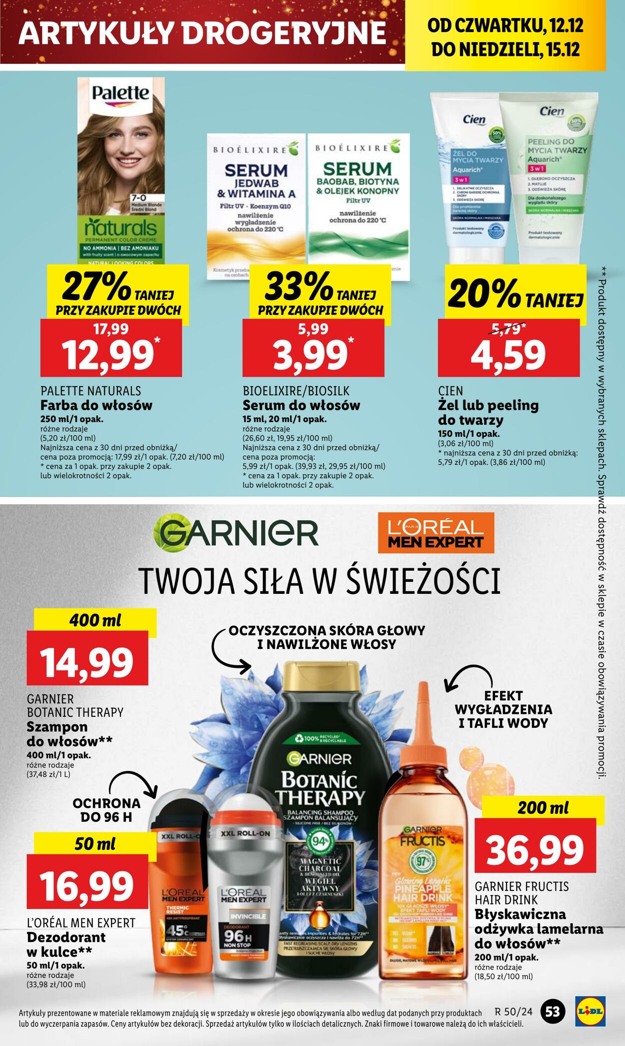 Gazetka Lidl 12.12.2024 - 15.12.2024