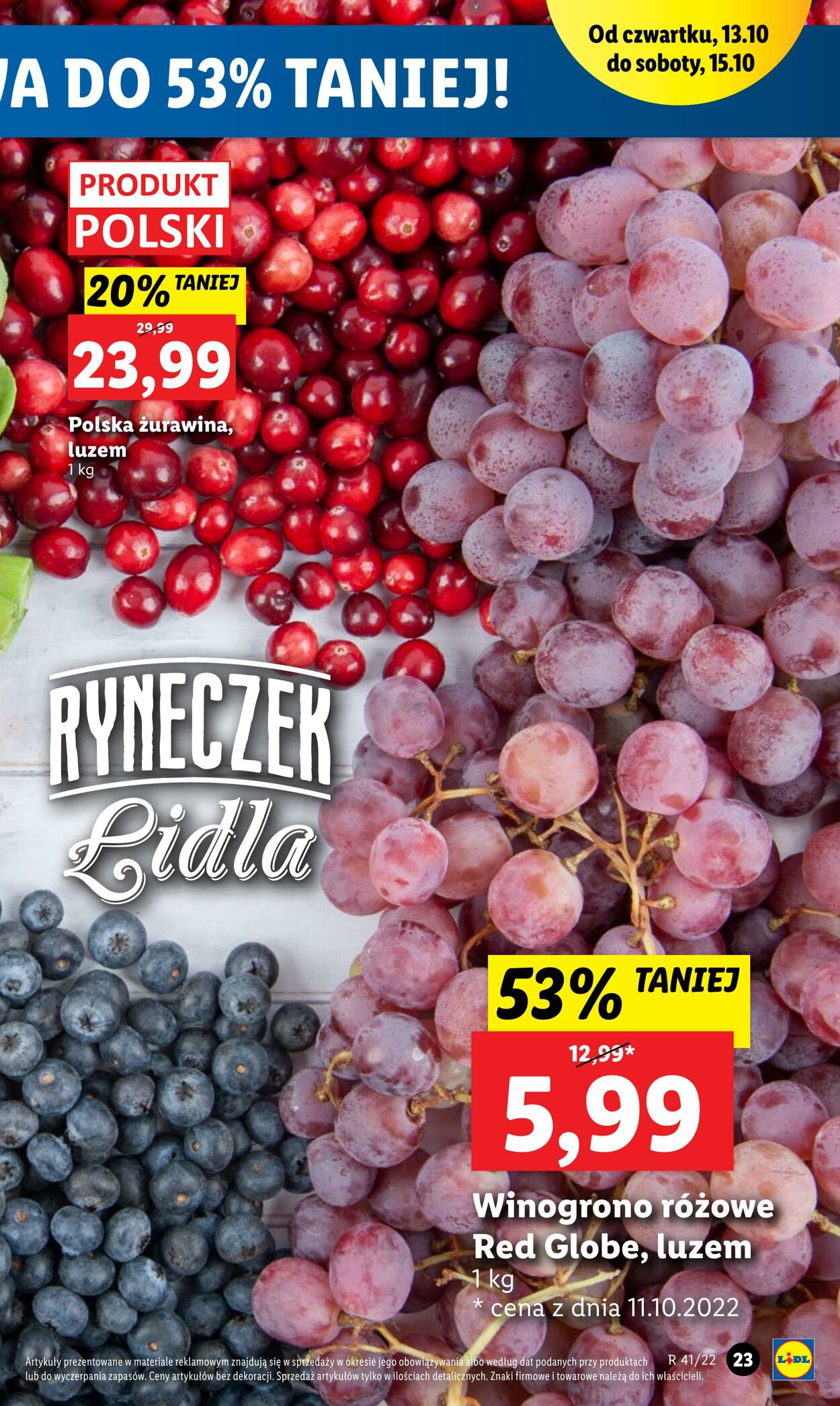 Gazetka Lidl 13.10.2022 - 15.10.2022