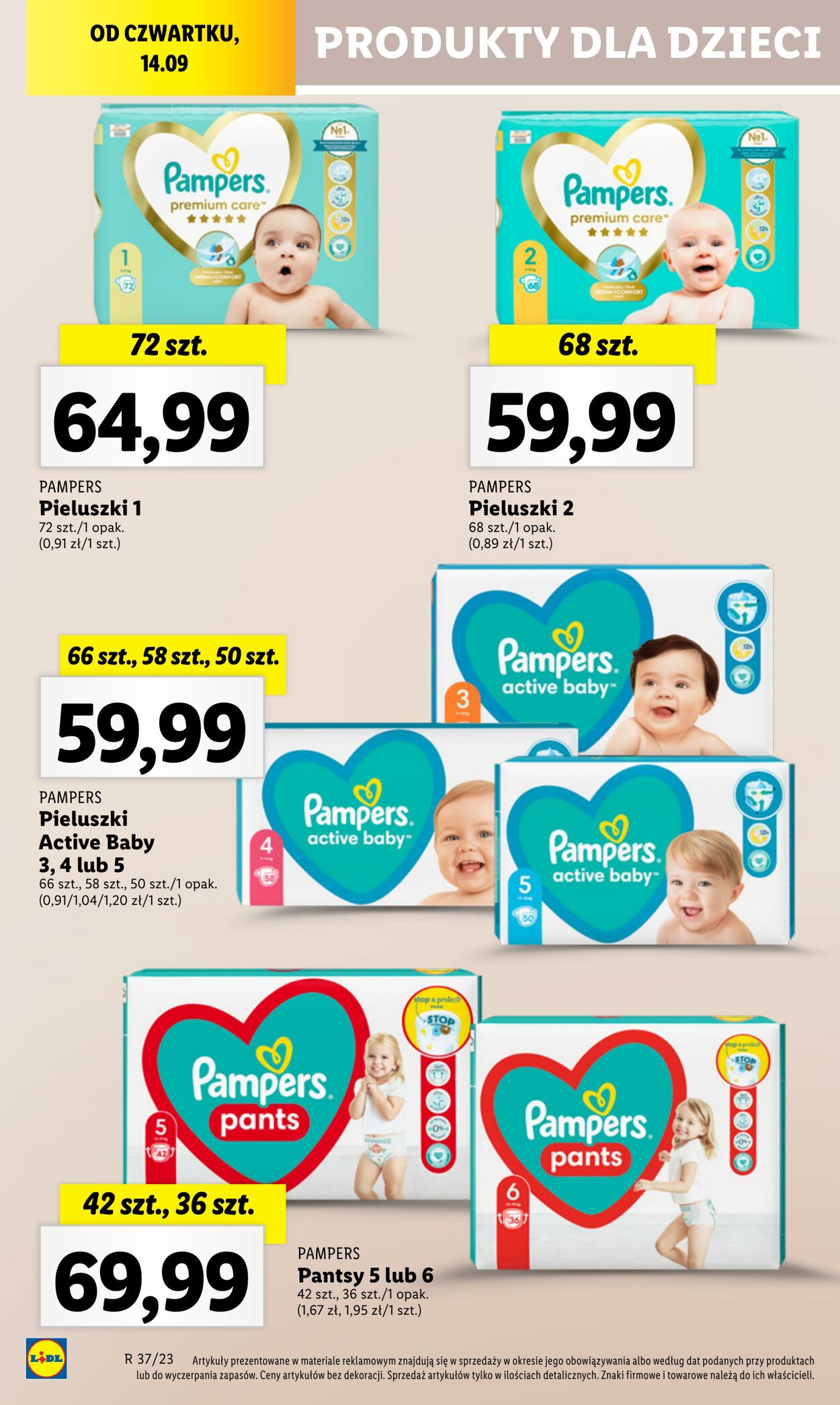 Pampers cheap 2 lidl