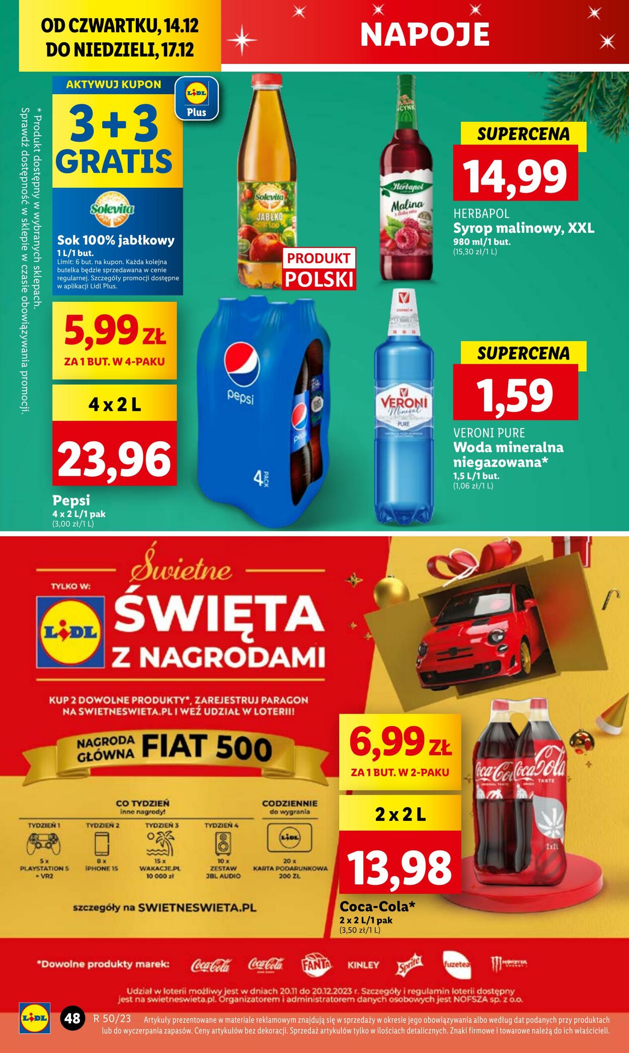 Lidl Gazetka Promocyjna Boże Narodzenie Ważna od 14.12 do 17.12