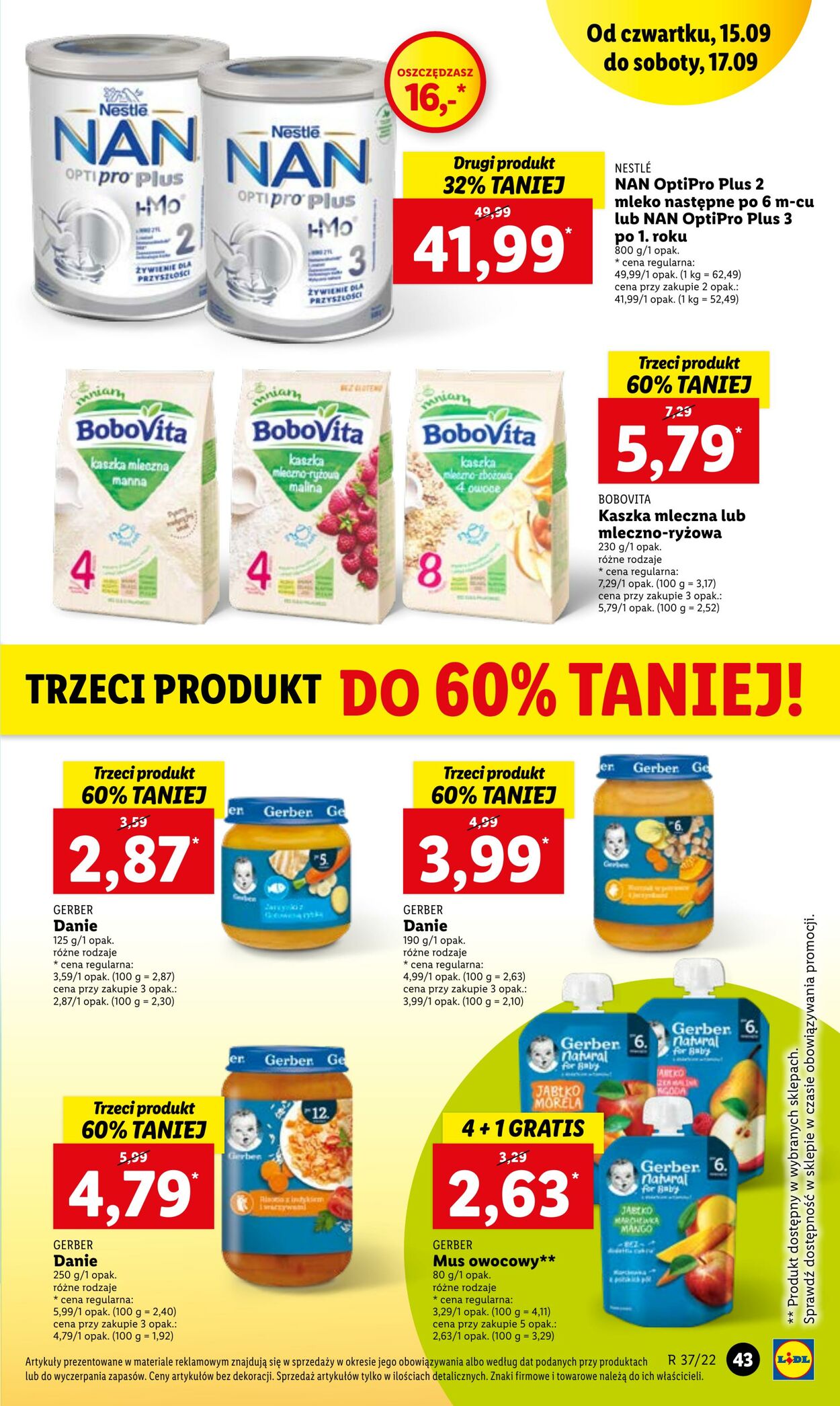 Gazetka Lidl 15.09.2022 - 17.09.2022