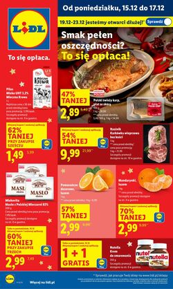Gazetka Lidl 15.12.2025 - 17.12.2025