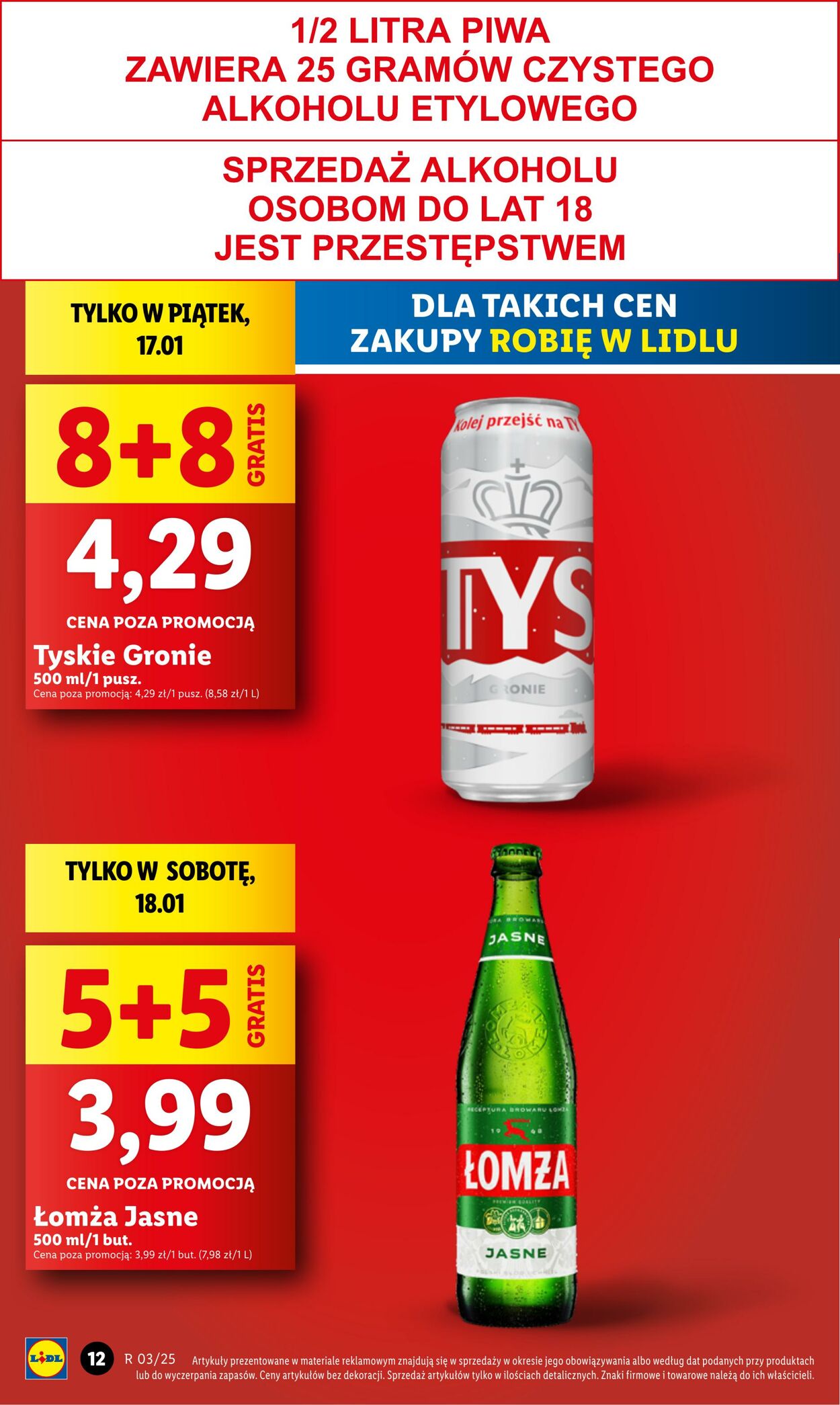 Gazetka Lidl 16.01.2025 - 18.01.2025