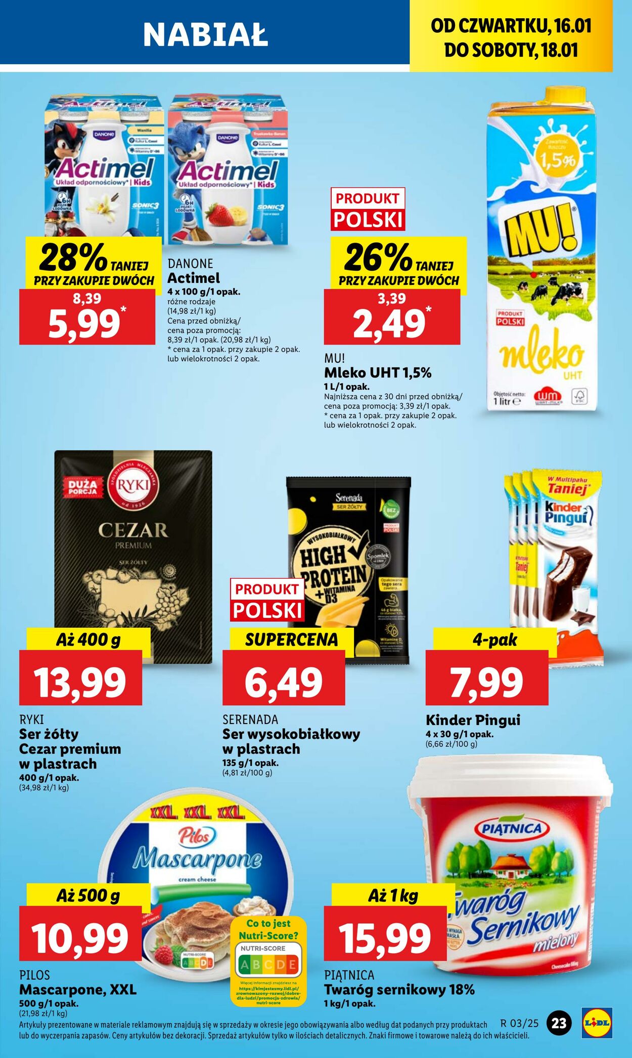 Gazetka Lidl 16.01.2025 - 18.01.2025