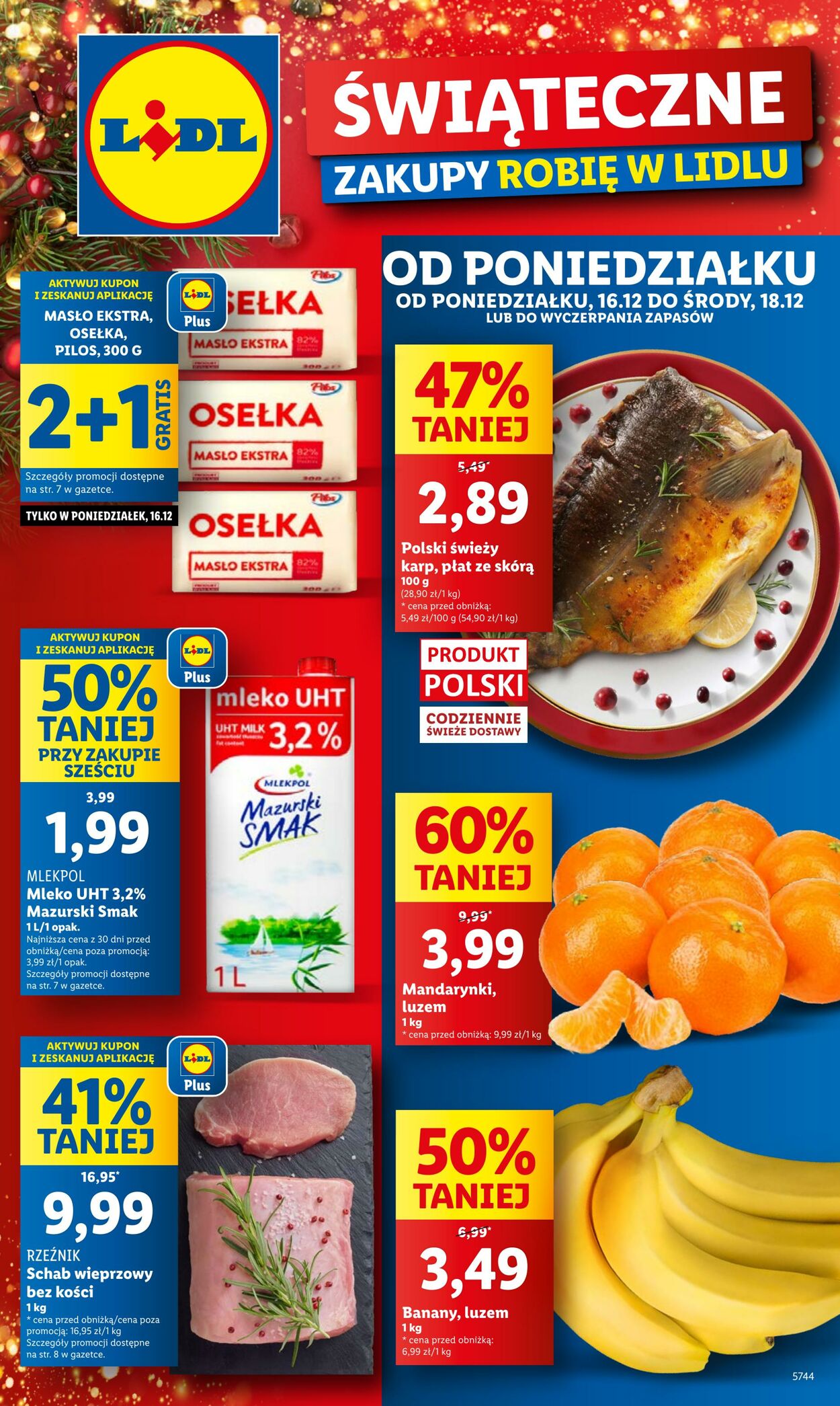 Gazetka Lidl - OFERTA WAŻNA OD 16.12 DO 18.12 16 gru, 2024 - 18 gru, 2024