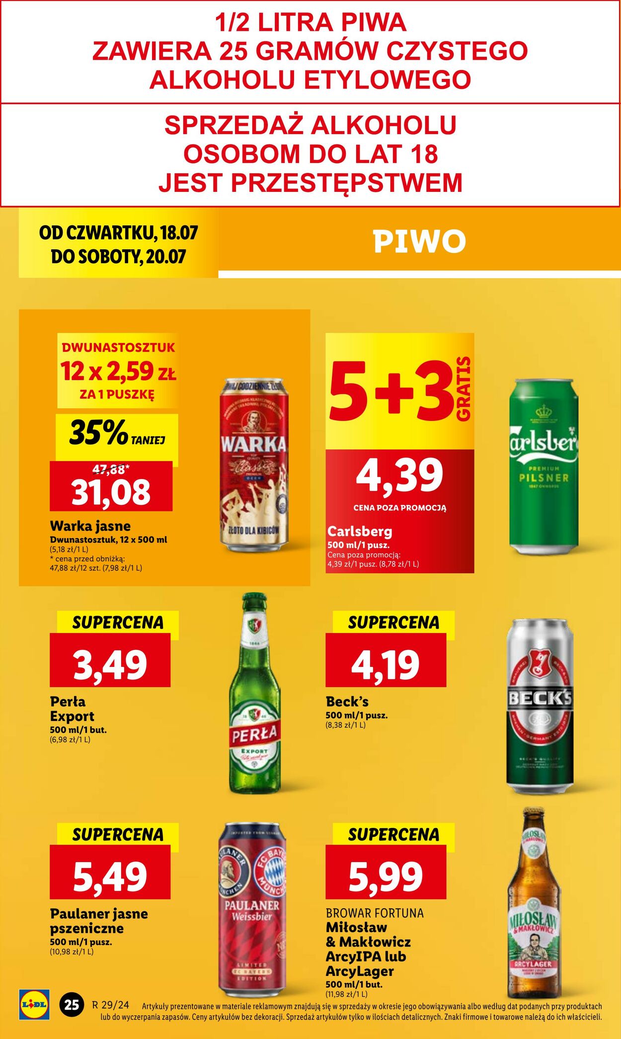 Gazetka Lidl 18.07.2024 - 20.07.2024