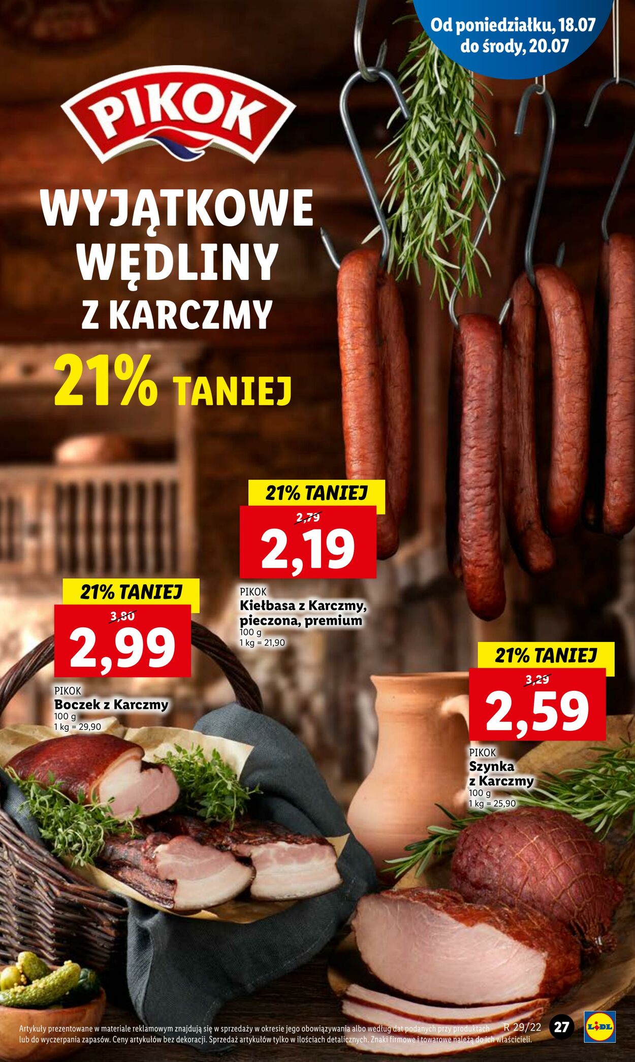 Gazetka Lidl 18.07.2022 - 20.07.2022