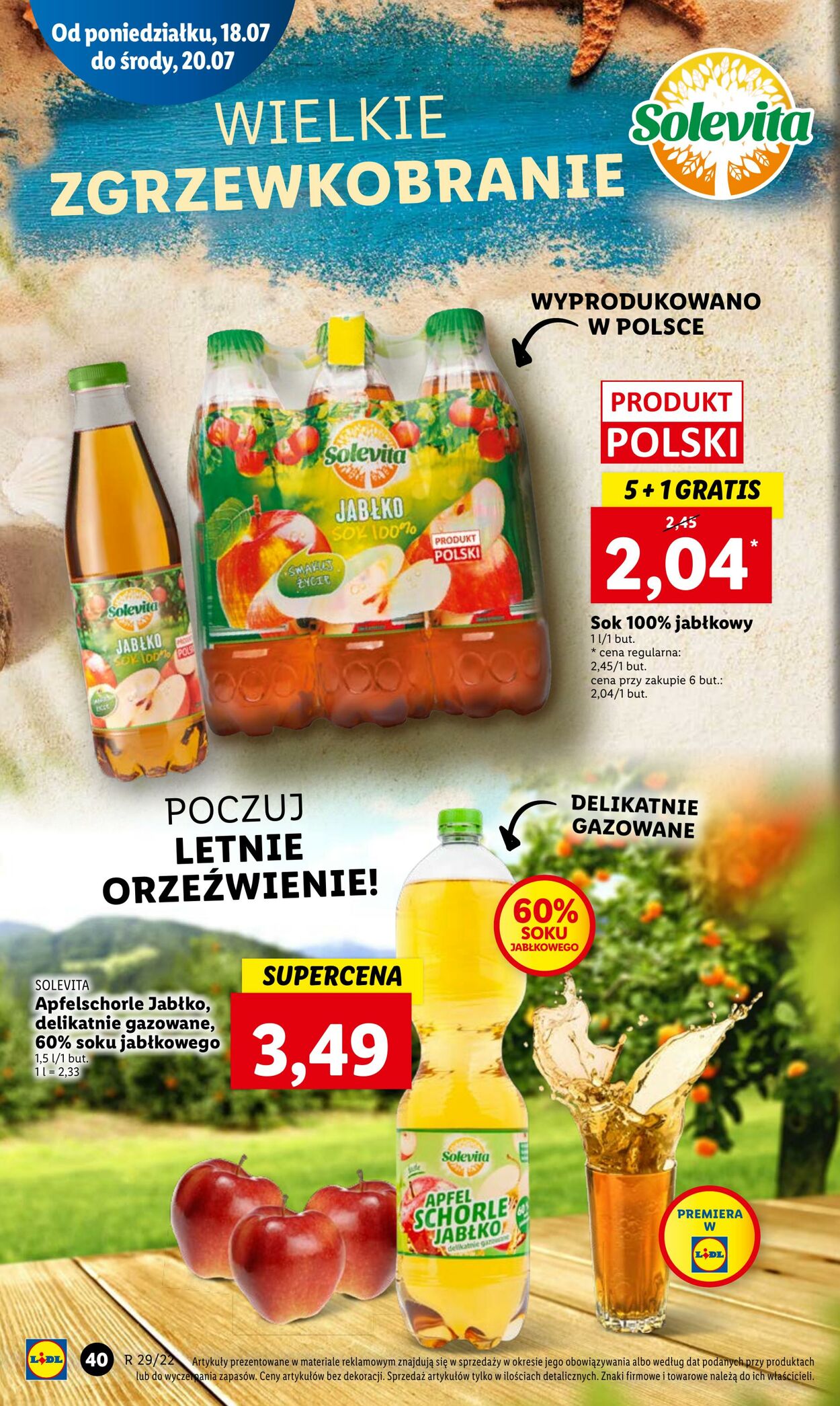 Gazetka Lidl 18.07.2022 - 20.07.2022