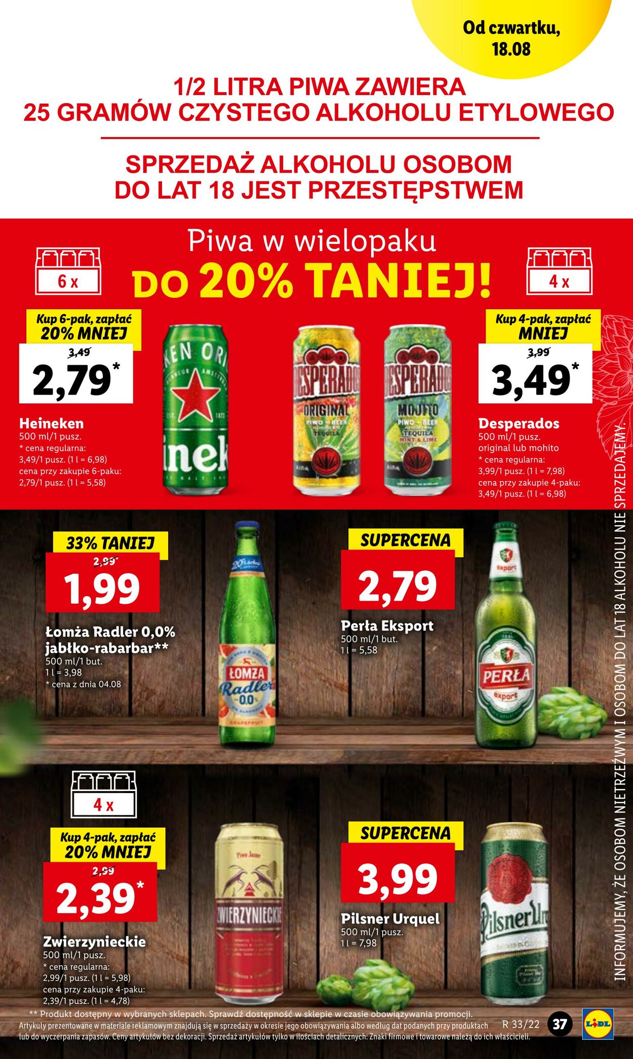 Gazetka Lidl 18.08.2022 - 20.08.2022