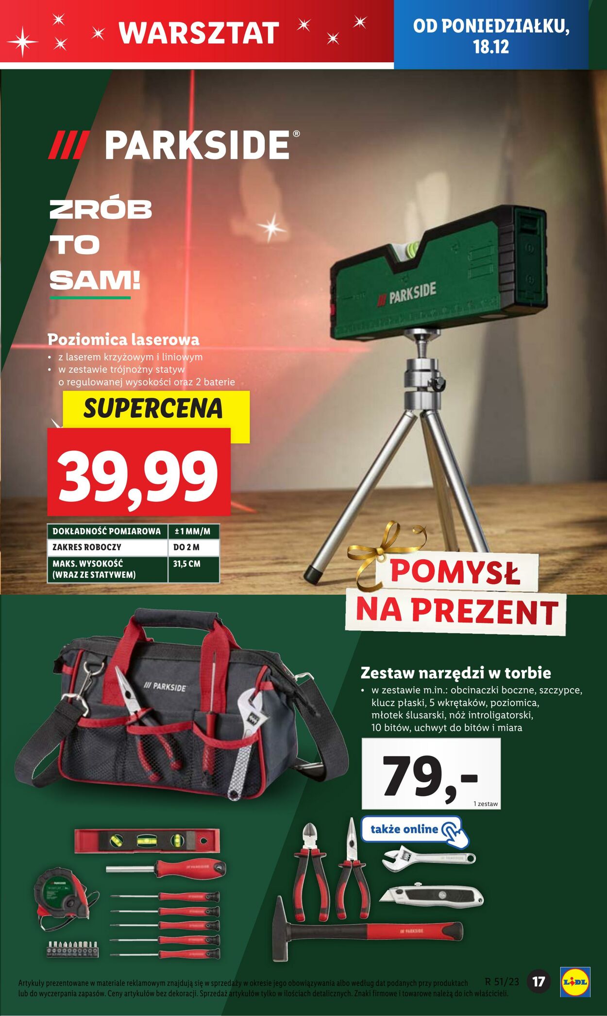 Gazetka Lidl 18.12.2023 - 23.12.2023