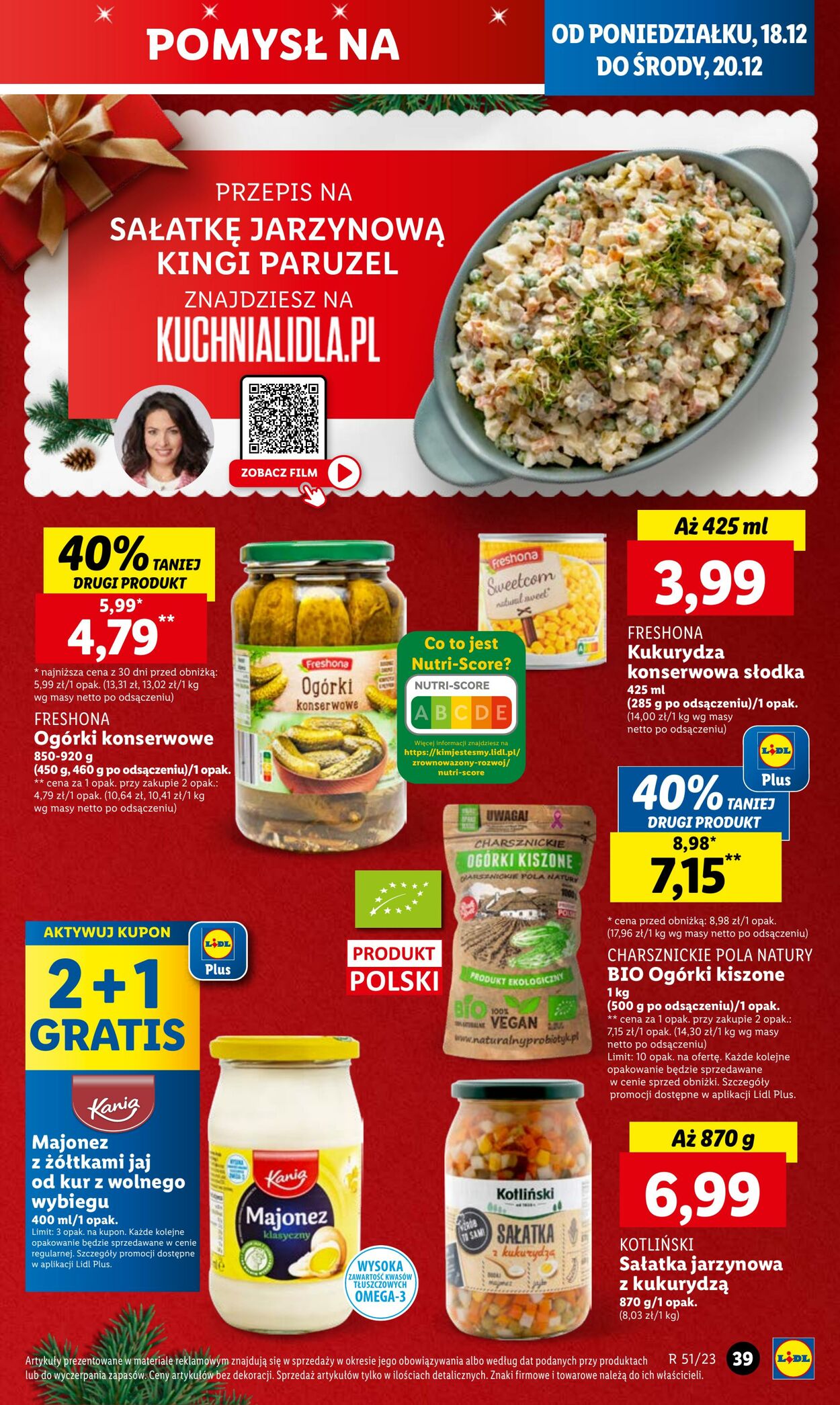 Gazetka Lidl 18.12.2023 - 20.12.2023