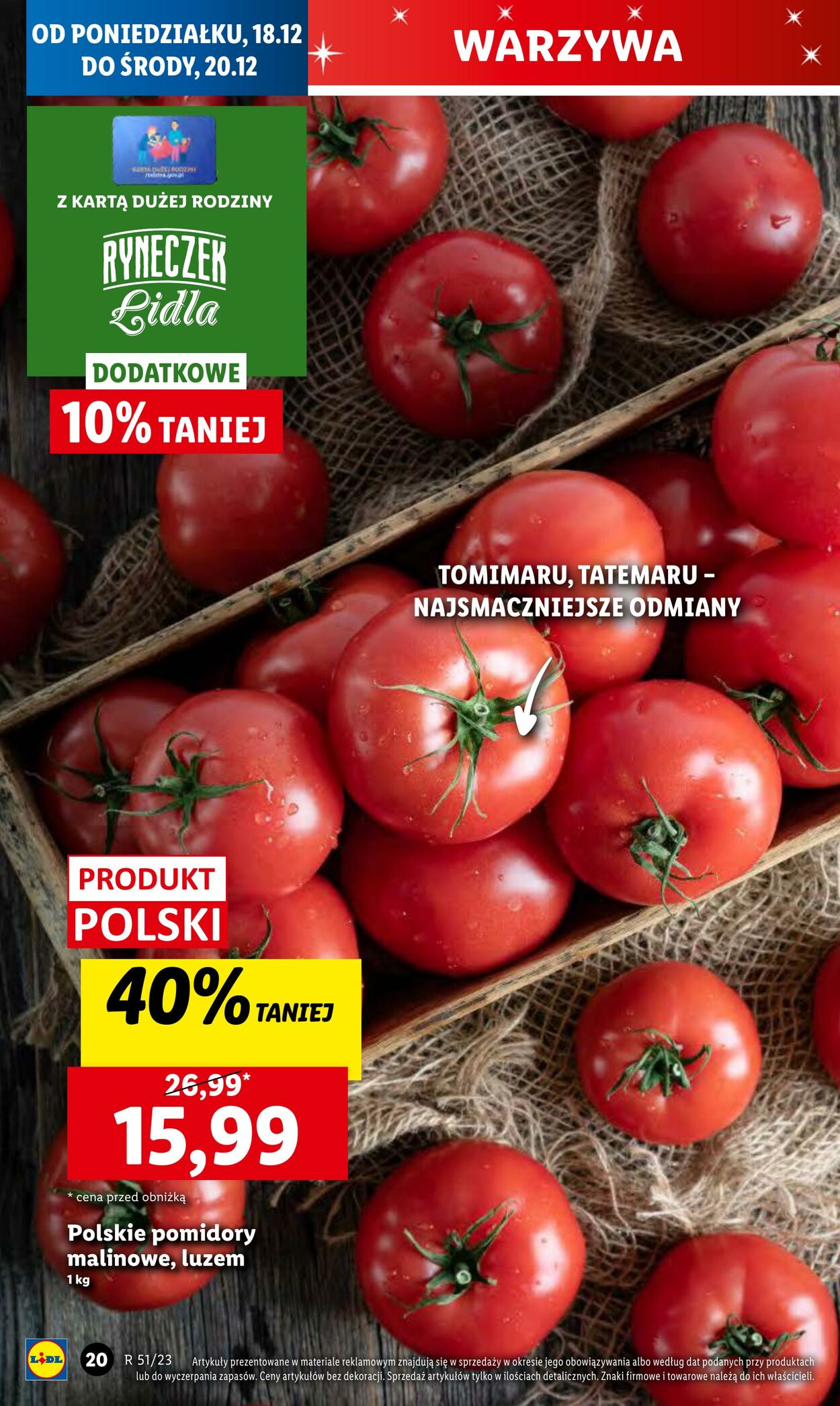 Gazetka Lidl 18.12.2023 - 20.12.2023