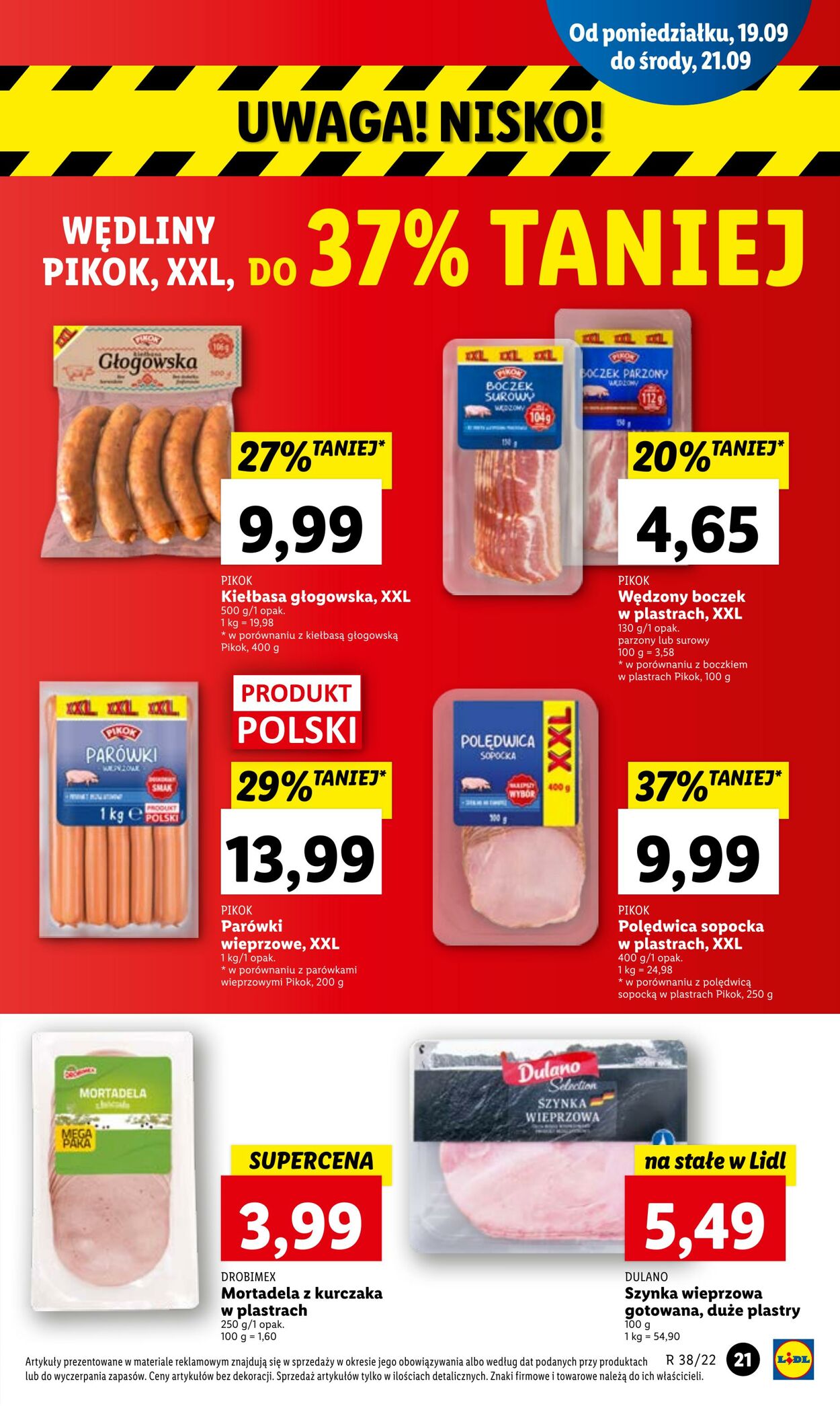 Gazetka Lidl 19.09.2022 - 21.09.2022