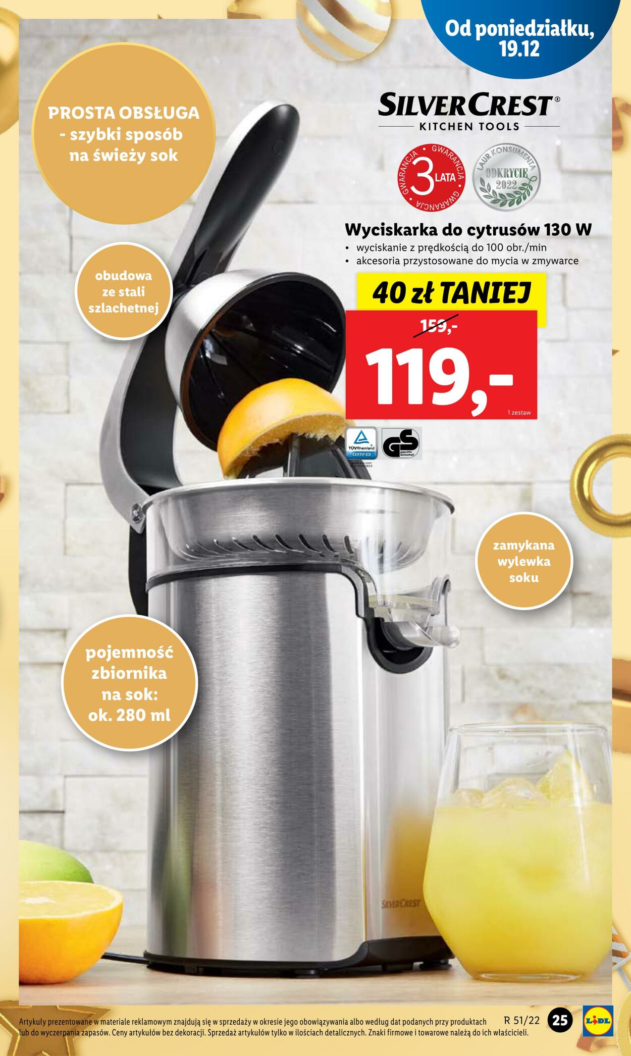 Gazetka Lidl 19.12.2022 - 24.12.2022