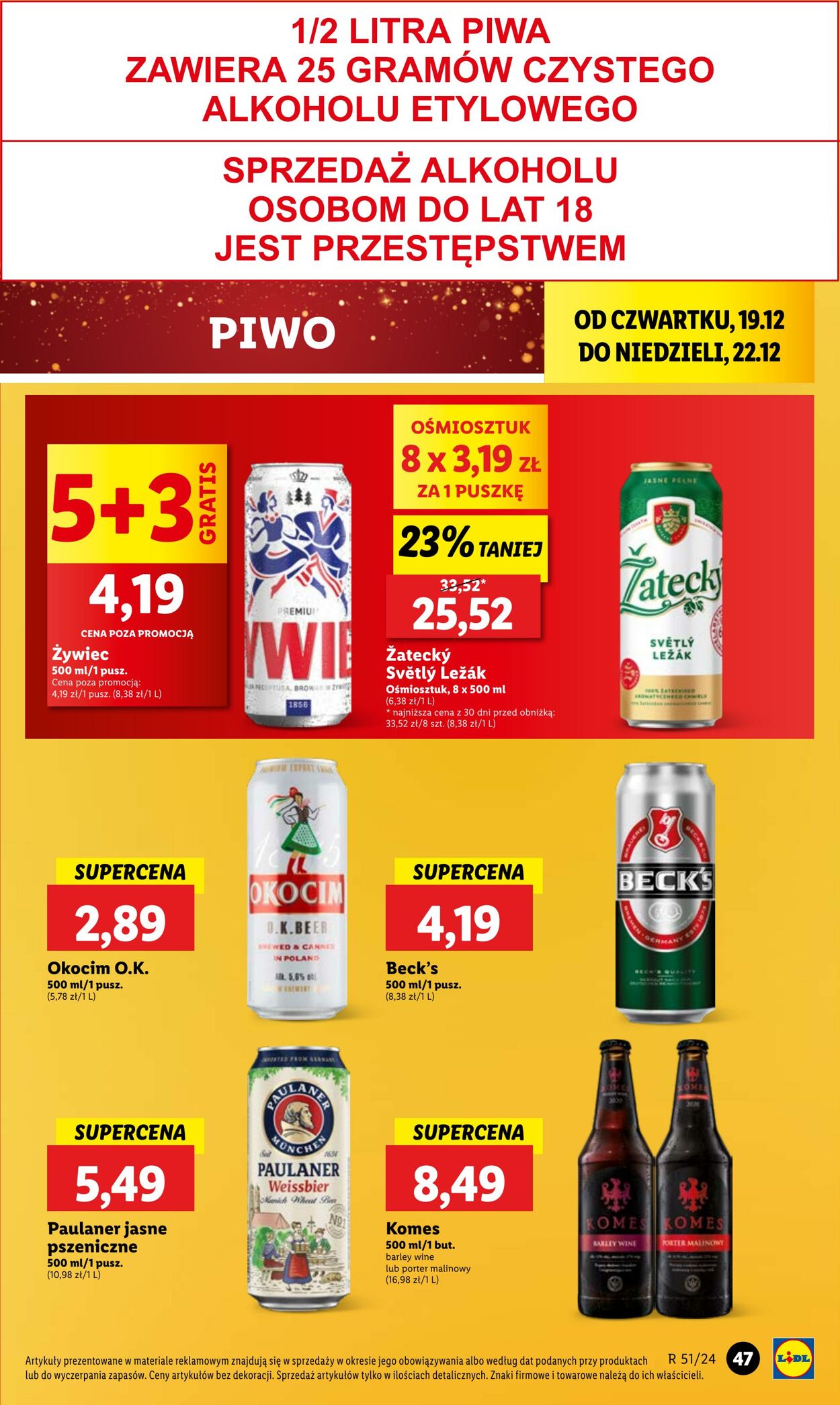 Gazetka Lidl 19.12.2024 - 22.12.2024