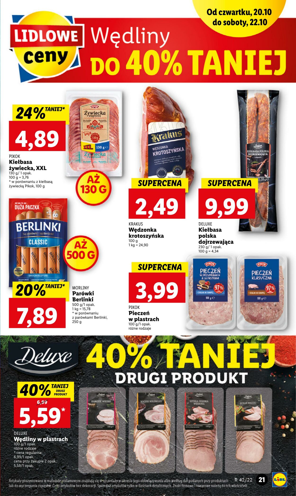 Gazetka Lidl 20.10.2022 - 22.10.2022