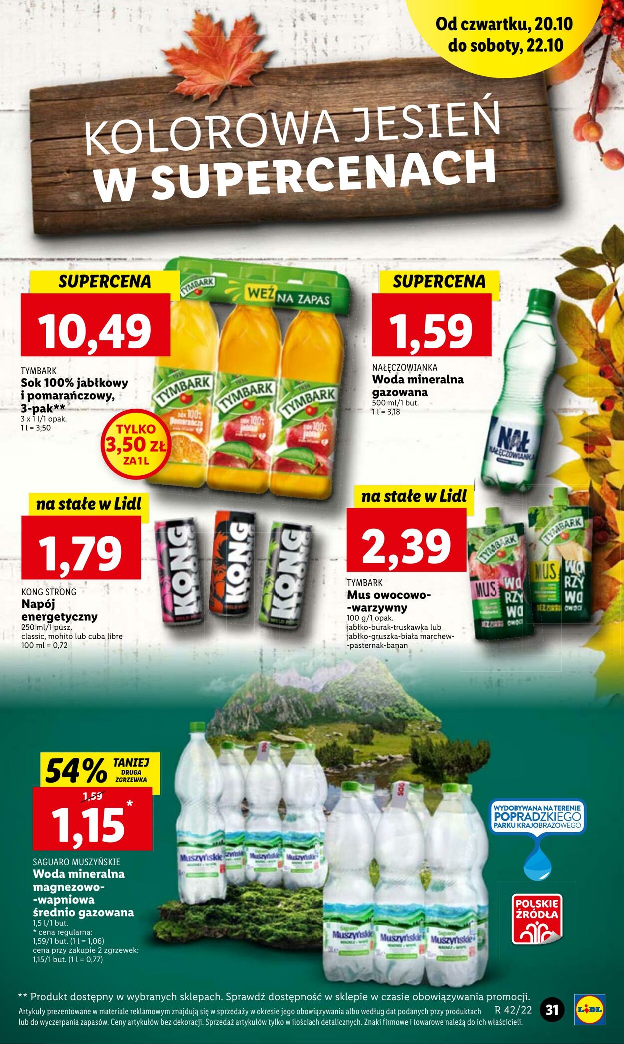 Gazetka Lidl 20.10.2022 - 22.10.2022