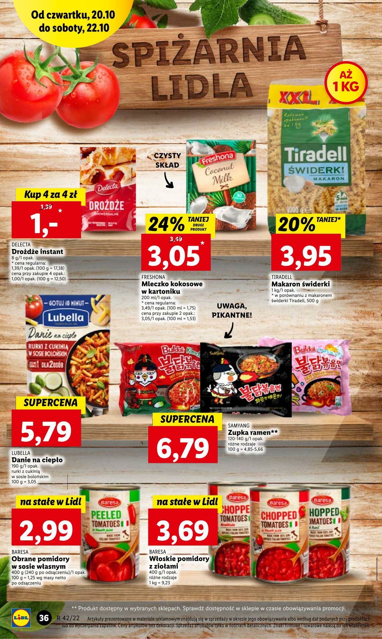 Gazetka Lidl 20.10.2022 - 22.10.2022