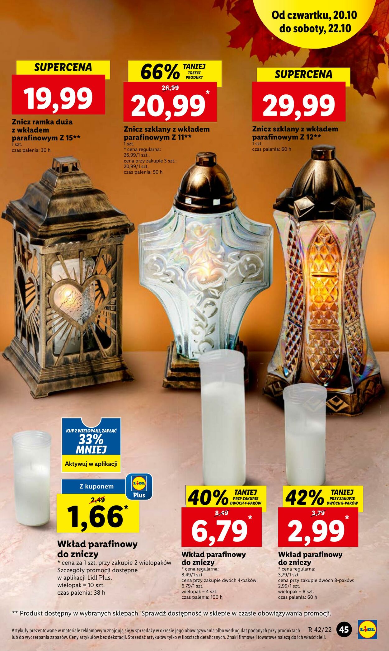 Gazetka Lidl 20.10.2022 - 22.10.2022