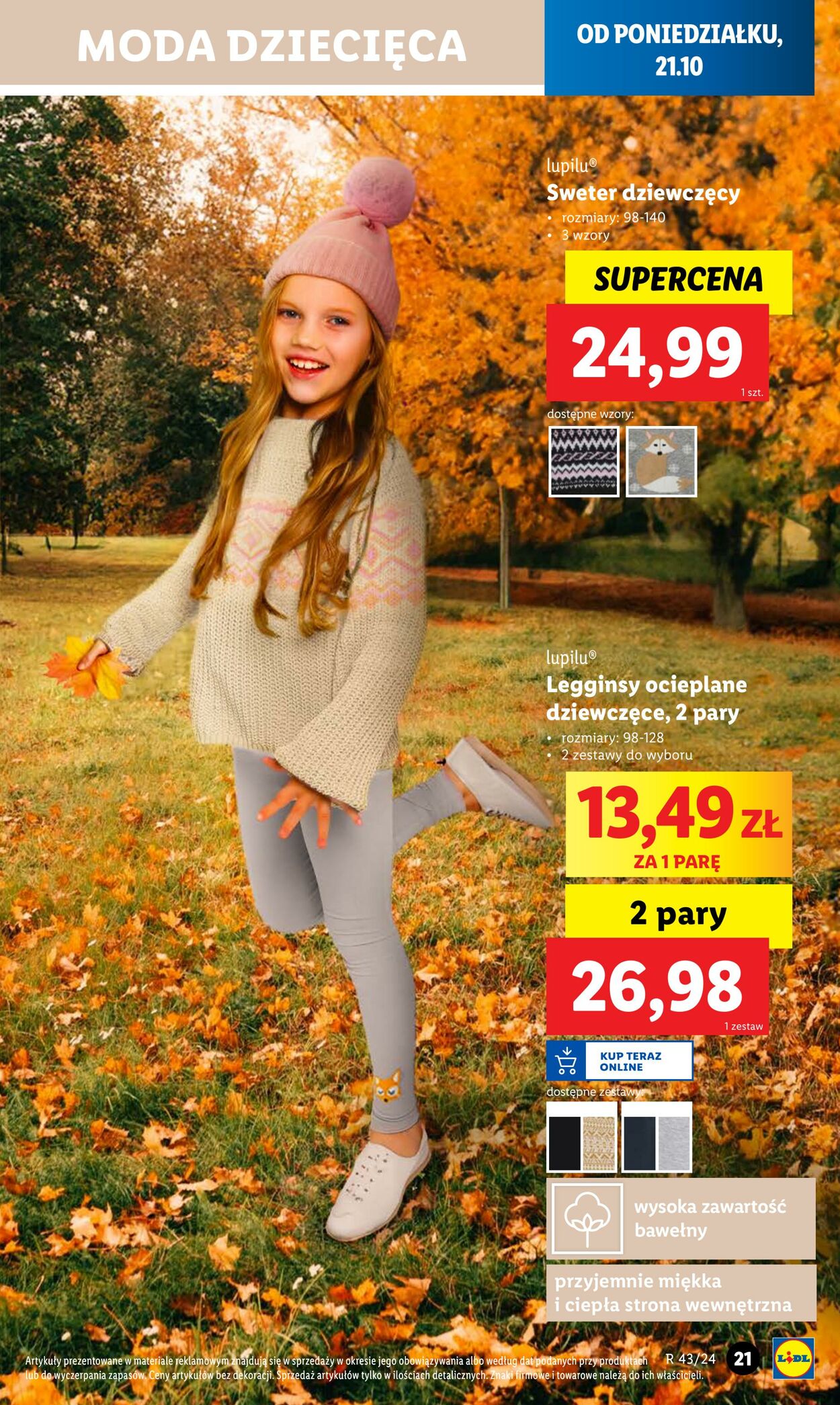 Gazetka Lidl 21.10.2024 - 26.10.2024