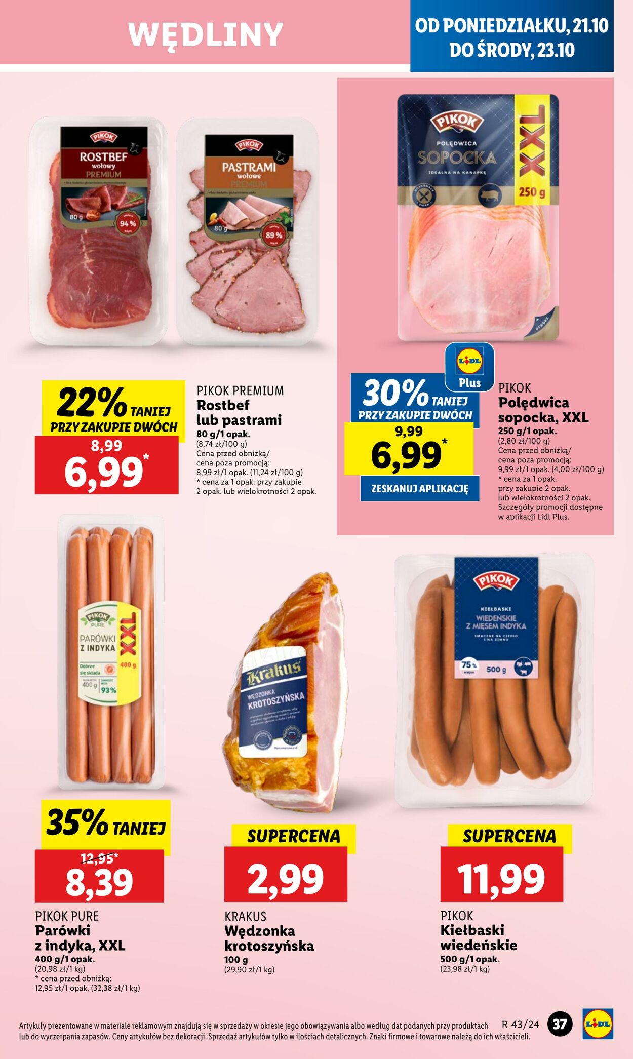 Gazetka Lidl 21.10.2024 - 23.10.2024