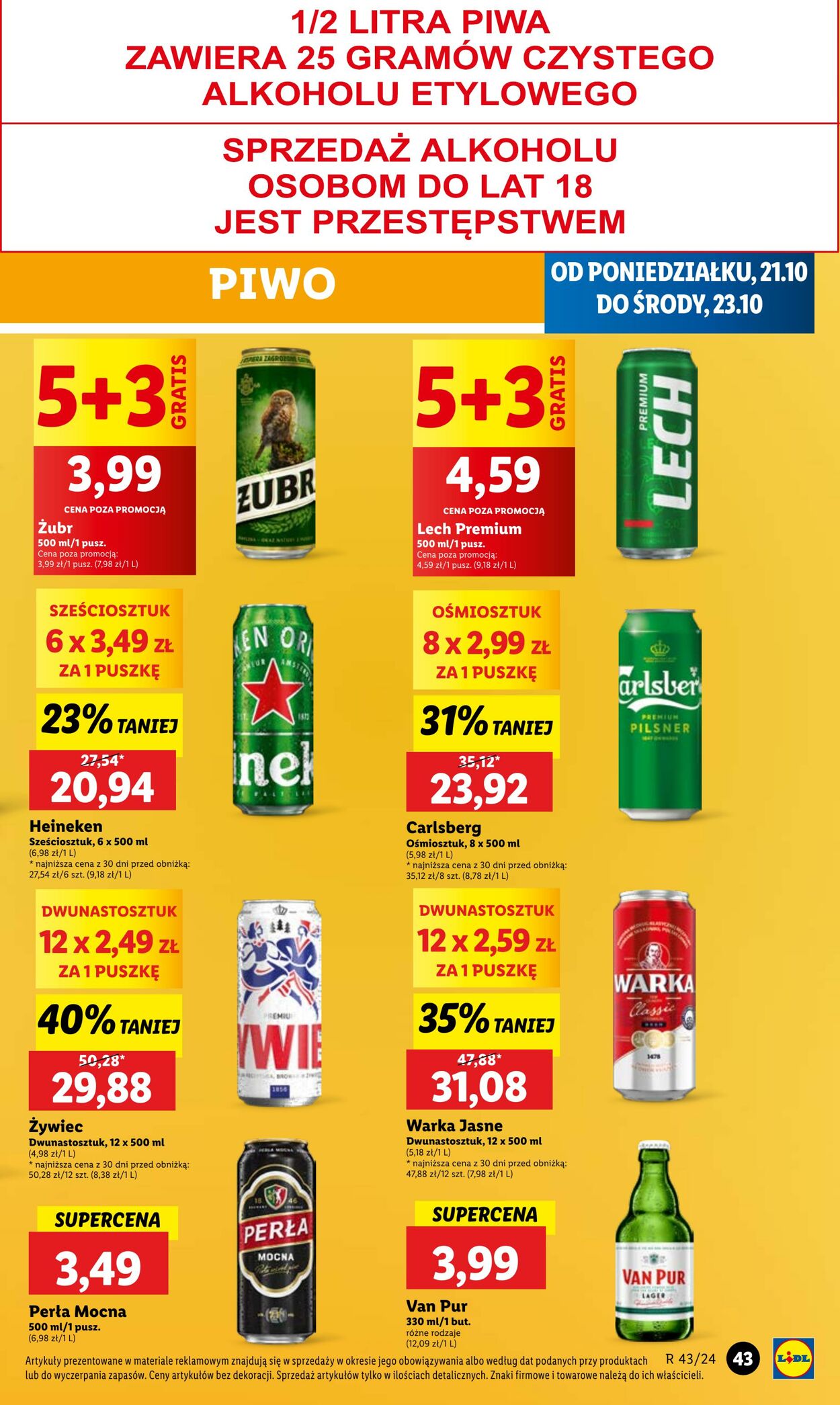 Gazetka Lidl 21.10.2024 - 23.10.2024