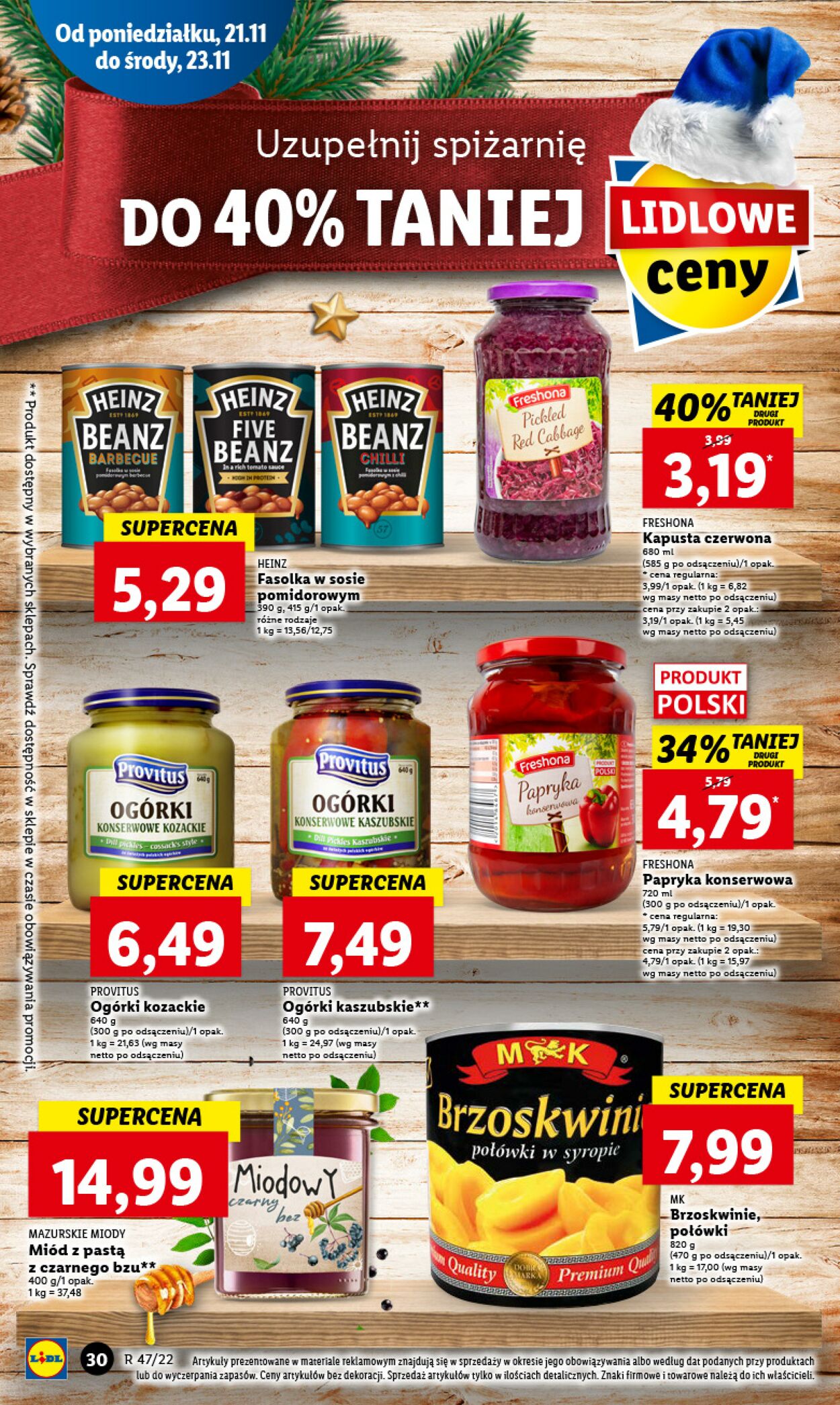 Gazetka Lidl 21.11.2022 - 23.11.2022