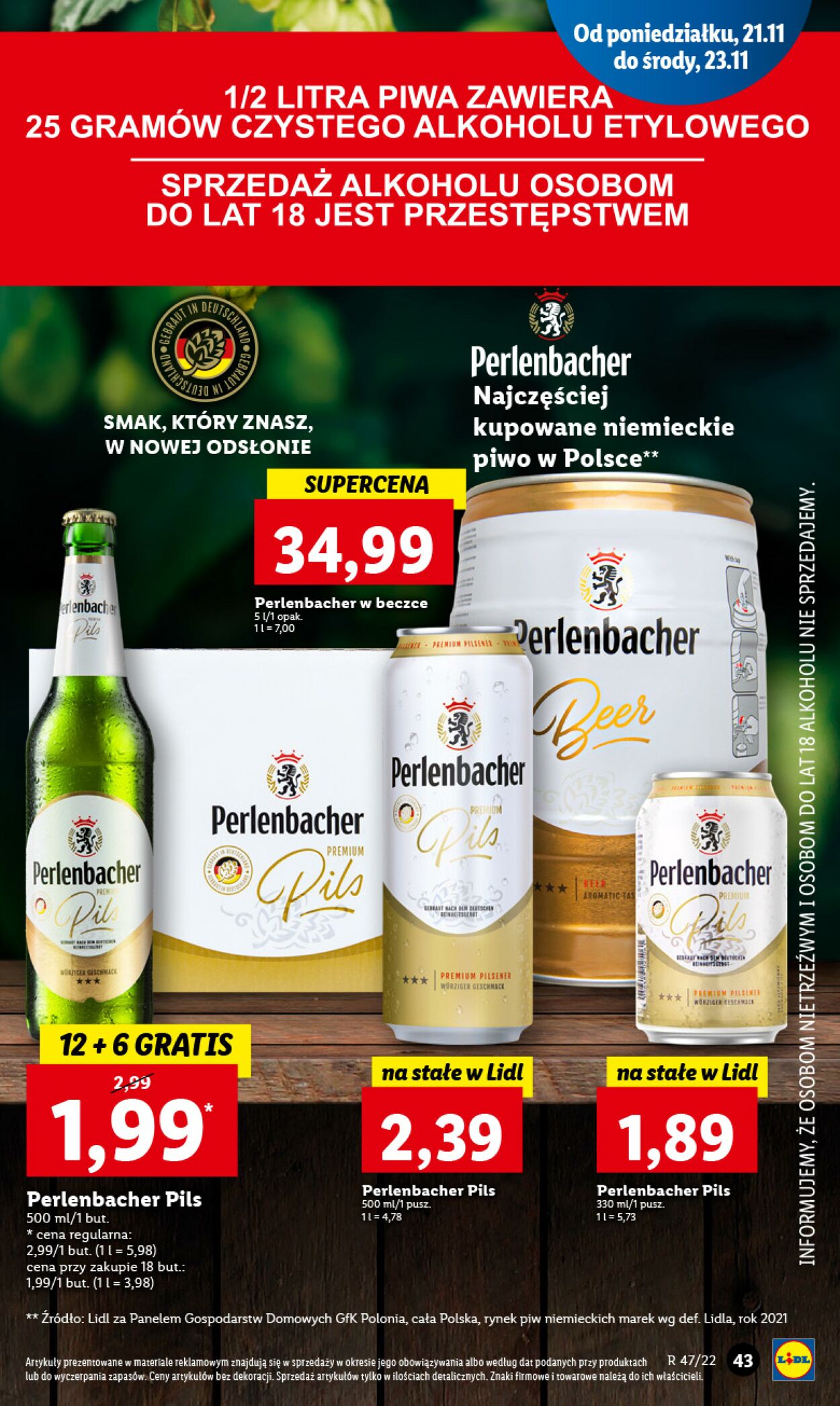 Gazetka Lidl 21.11.2022 - 23.11.2022