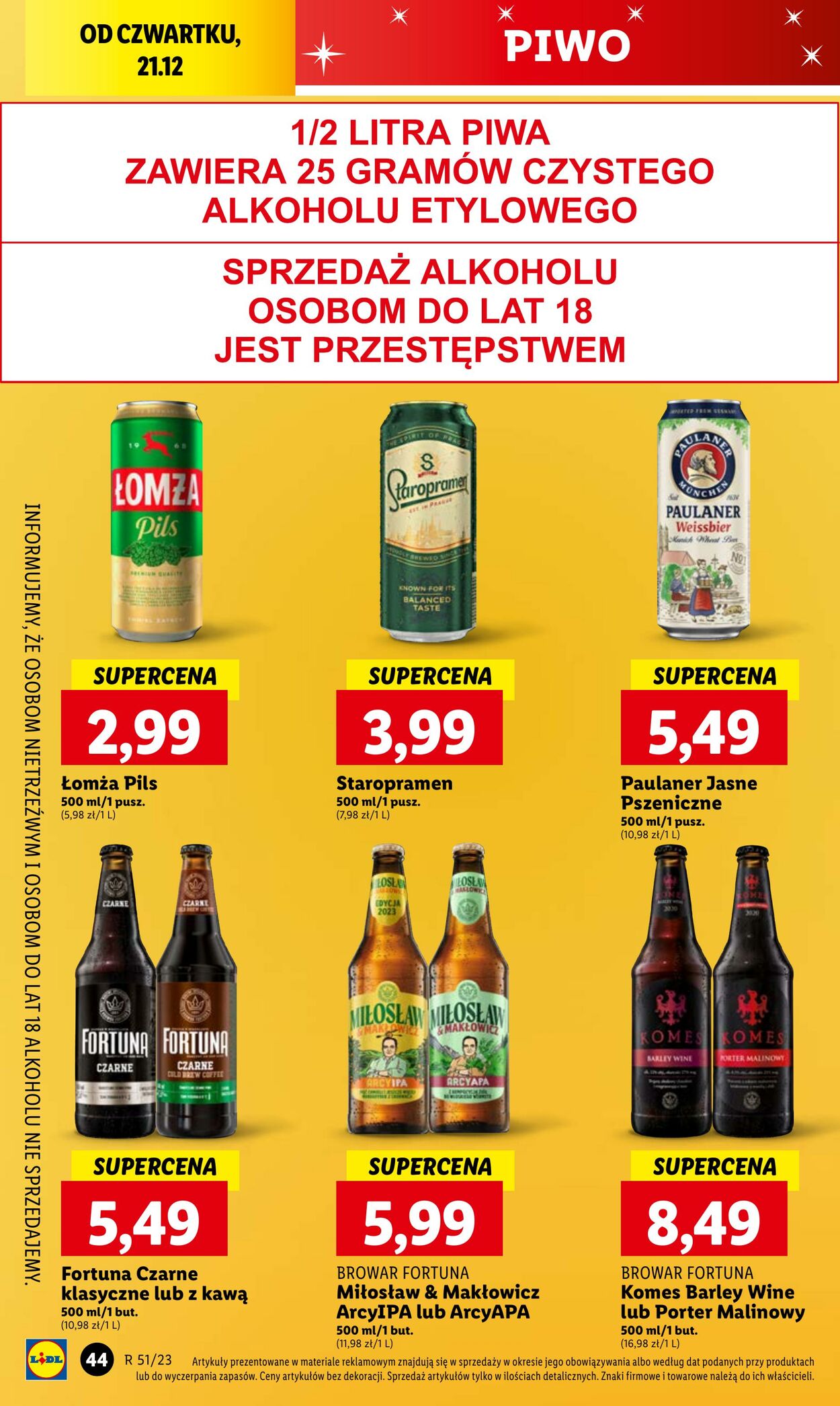 Gazetka Lidl 21.12.2023 - 23.12.2023