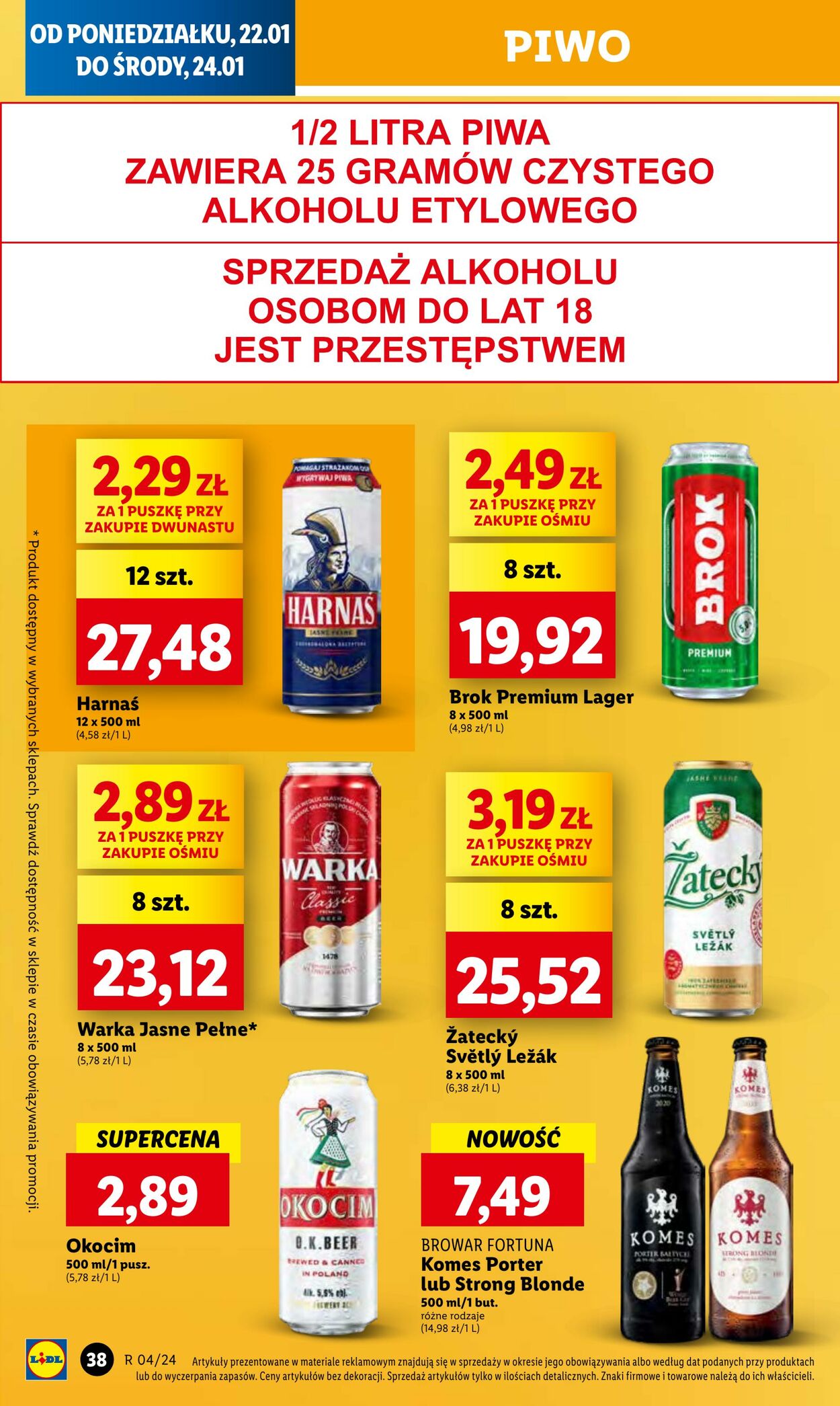 Gazetka Lidl 22.01.2024 - 24.01.2024