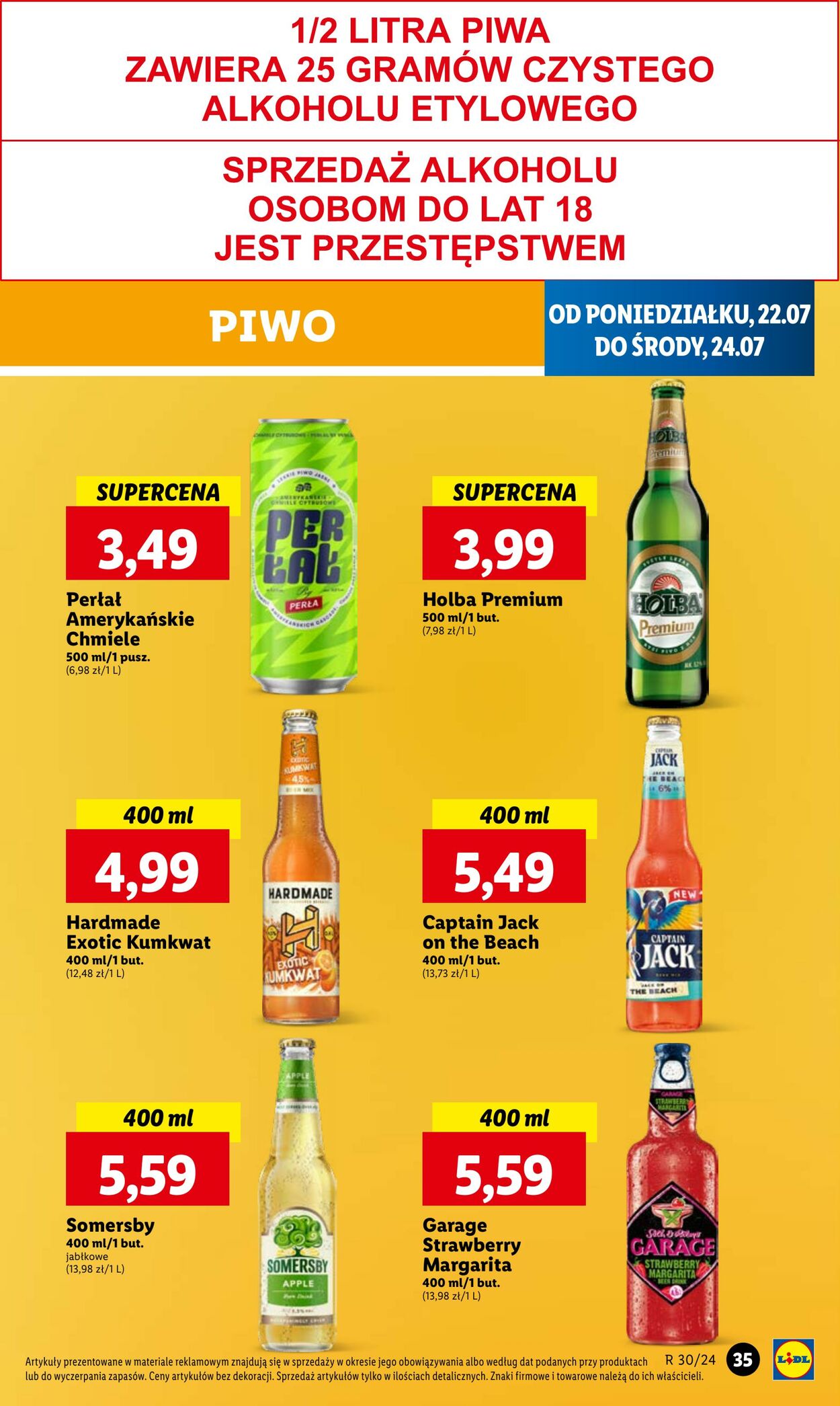 Gazetka Lidl 22.07.2024 - 24.07.2024