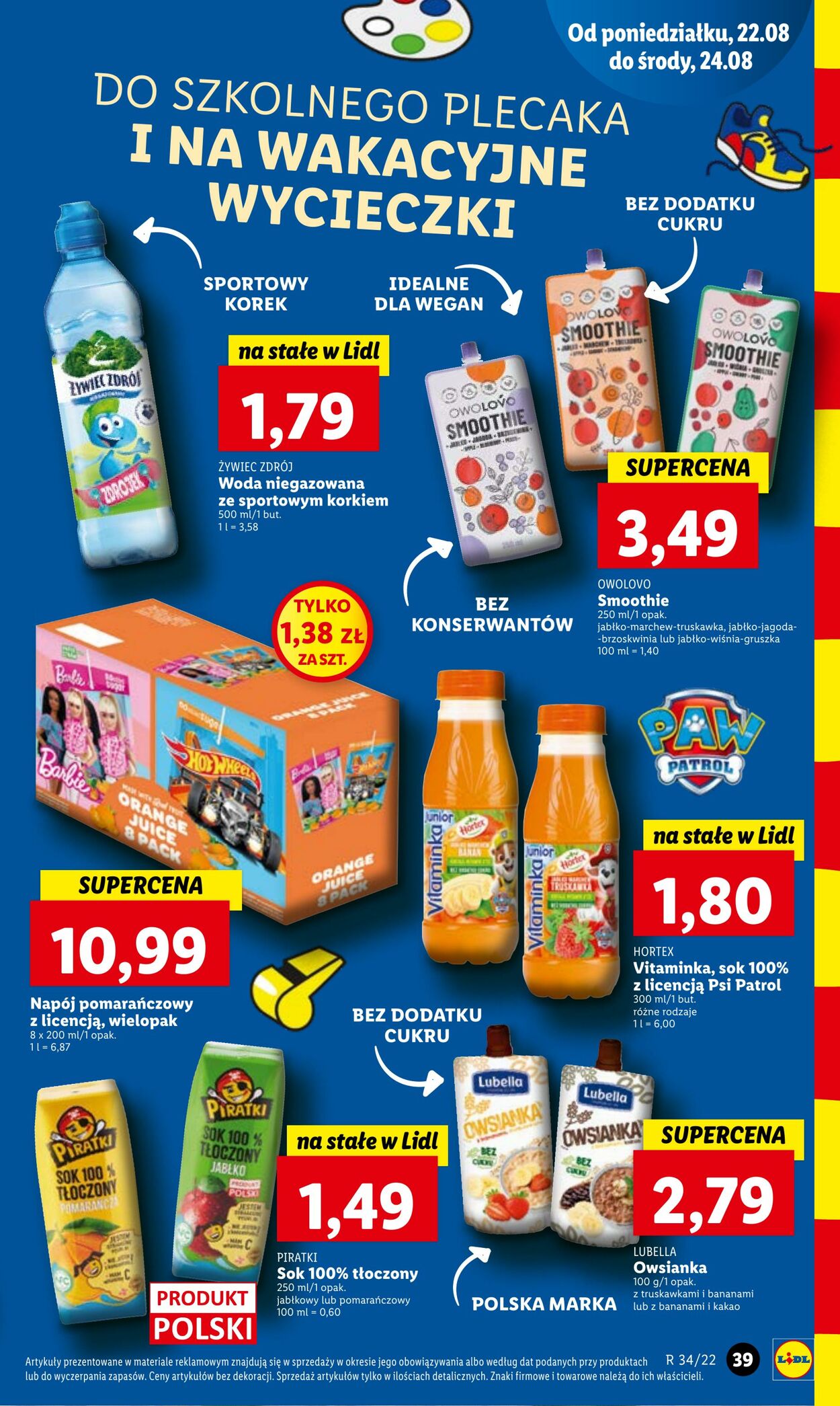 Gazetka Lidl 22.08.2022 - 24.08.2022