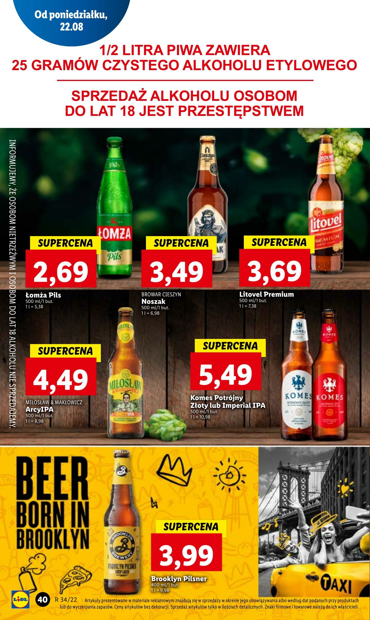 Gazetka Lidl 22.08.2022 - 24.08.2022