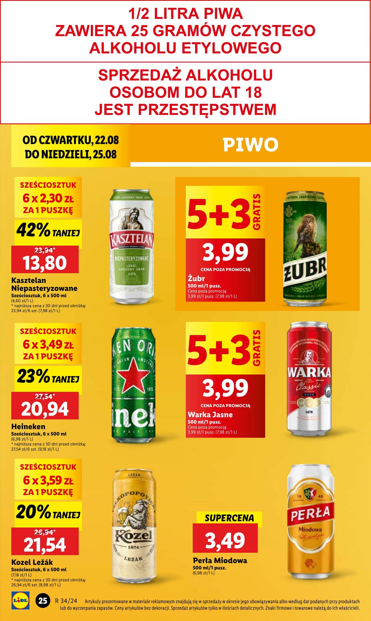 Gazetka Lidl 22.08.2024 - 25.08.2024