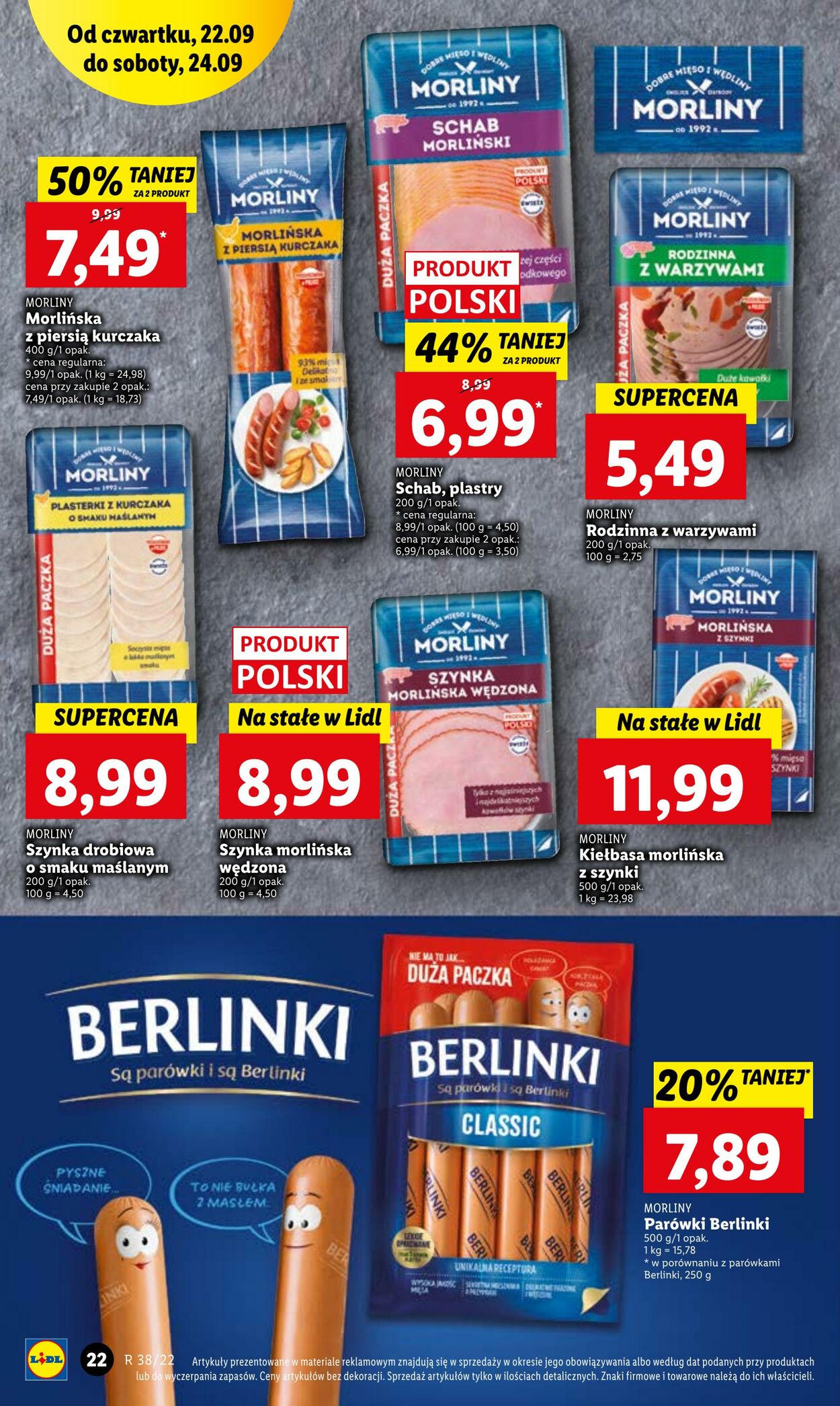 Gazetka Lidl 22.09.2022 - 24.09.2022