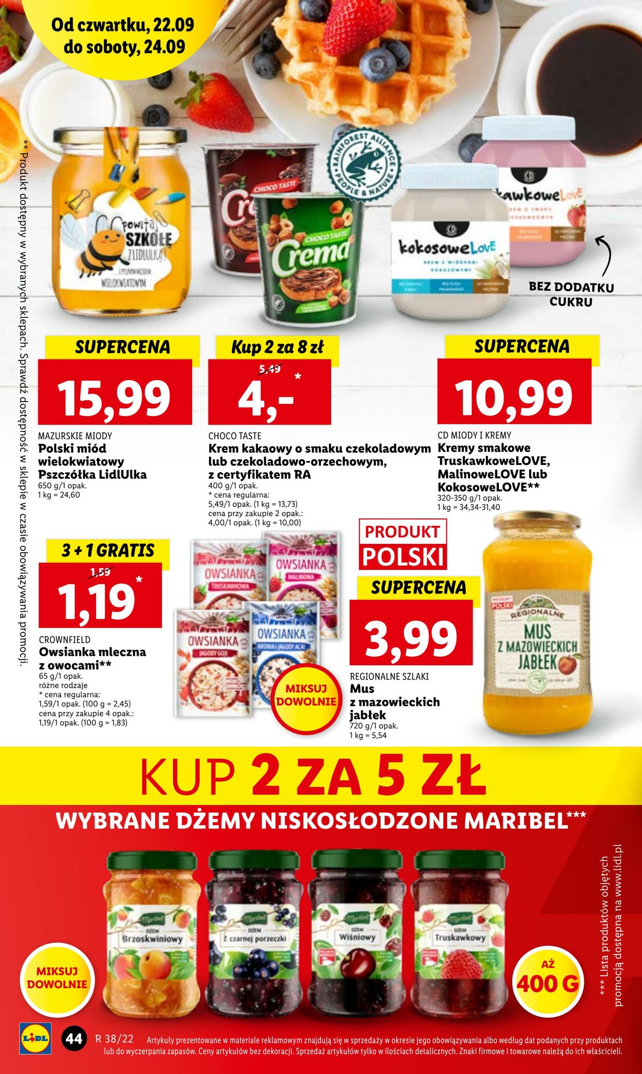 Gazetka Lidl 22.09.2022 - 24.09.2022