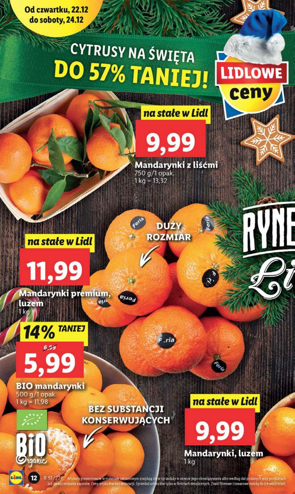 Gazetka Lidl 22.12.2022 - 24.12.2022