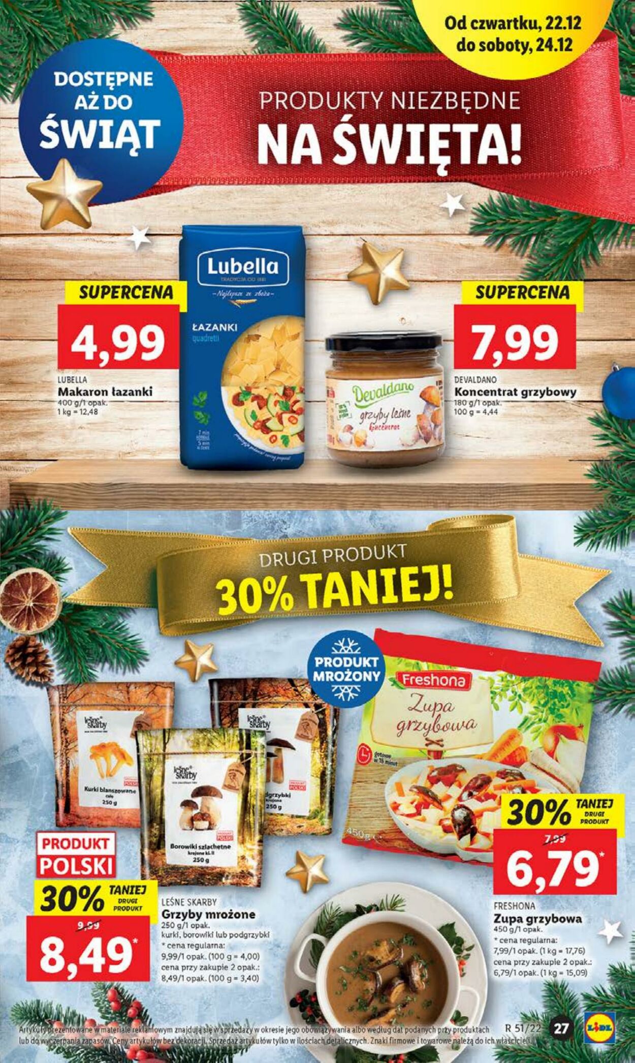 Gazetka Lidl 22.12.2022 - 24.12.2022