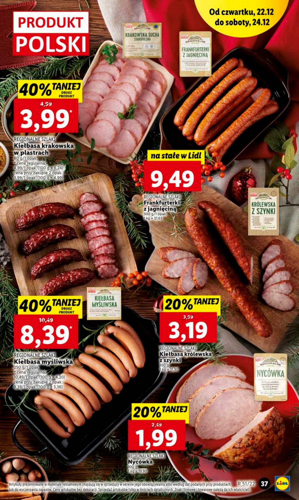 Gazetka Lidl 22.12.2022 - 24.12.2022