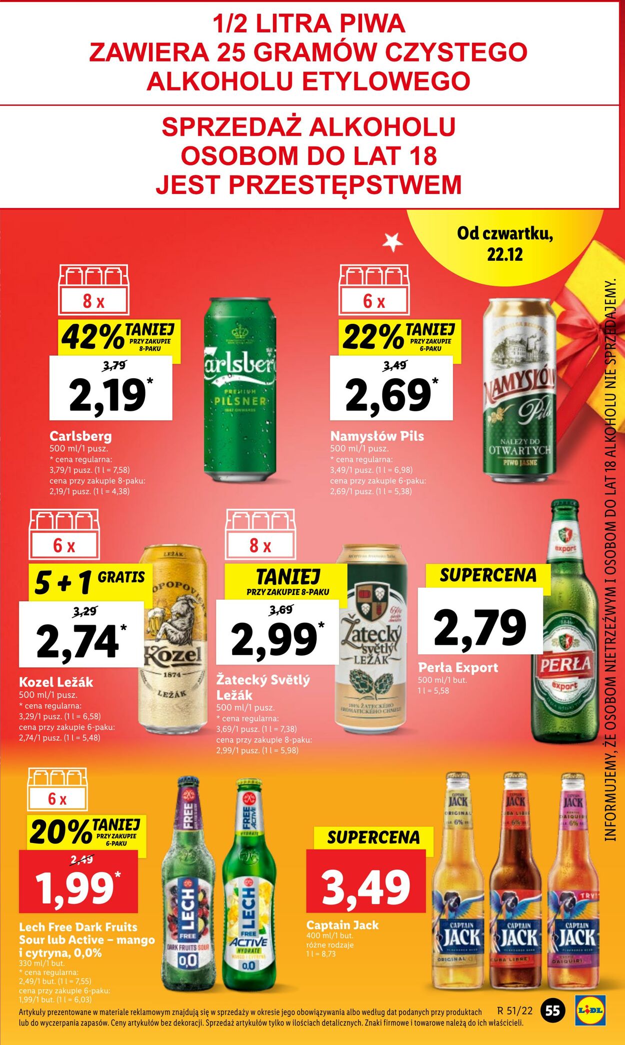 Gazetka Lidl 22.12.2022 - 24.12.2022