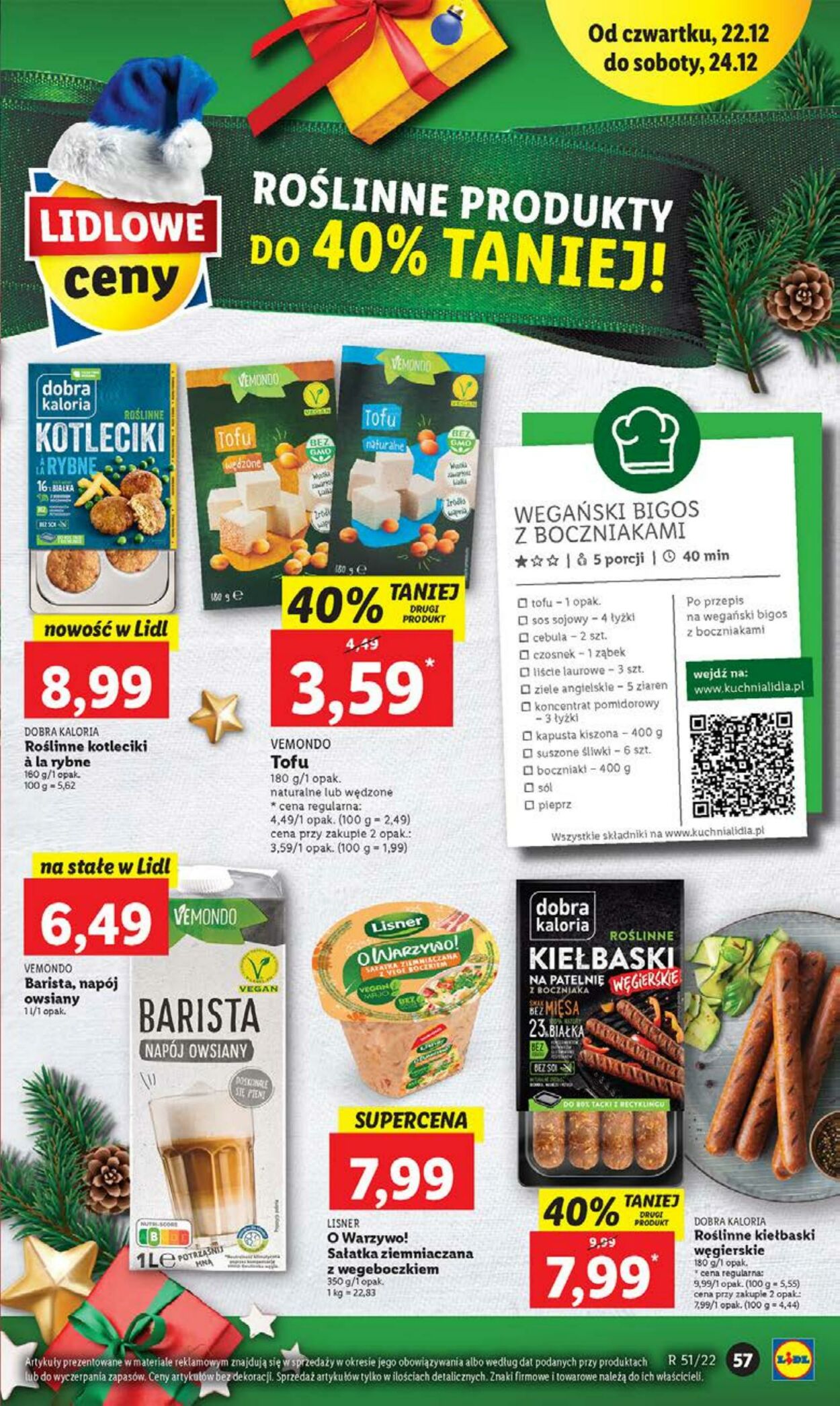 Gazetka Lidl 22.12.2022 - 24.12.2022