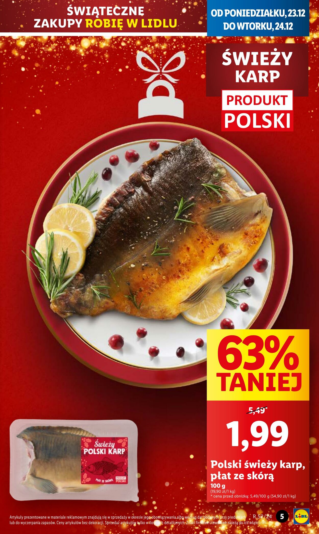 Gazetka Lidl 23.12.2024 - 24.12.2024