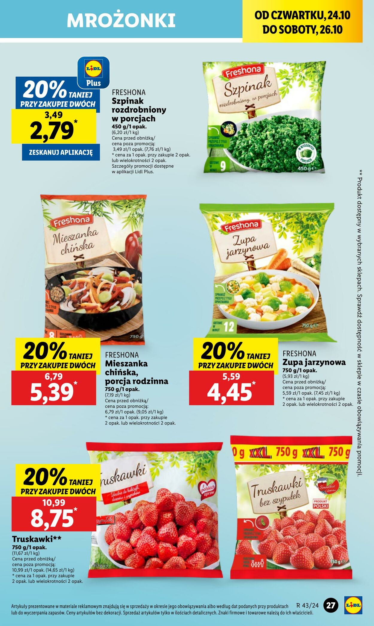 Gazetka Lidl 24.10.2024 - 26.10.2024