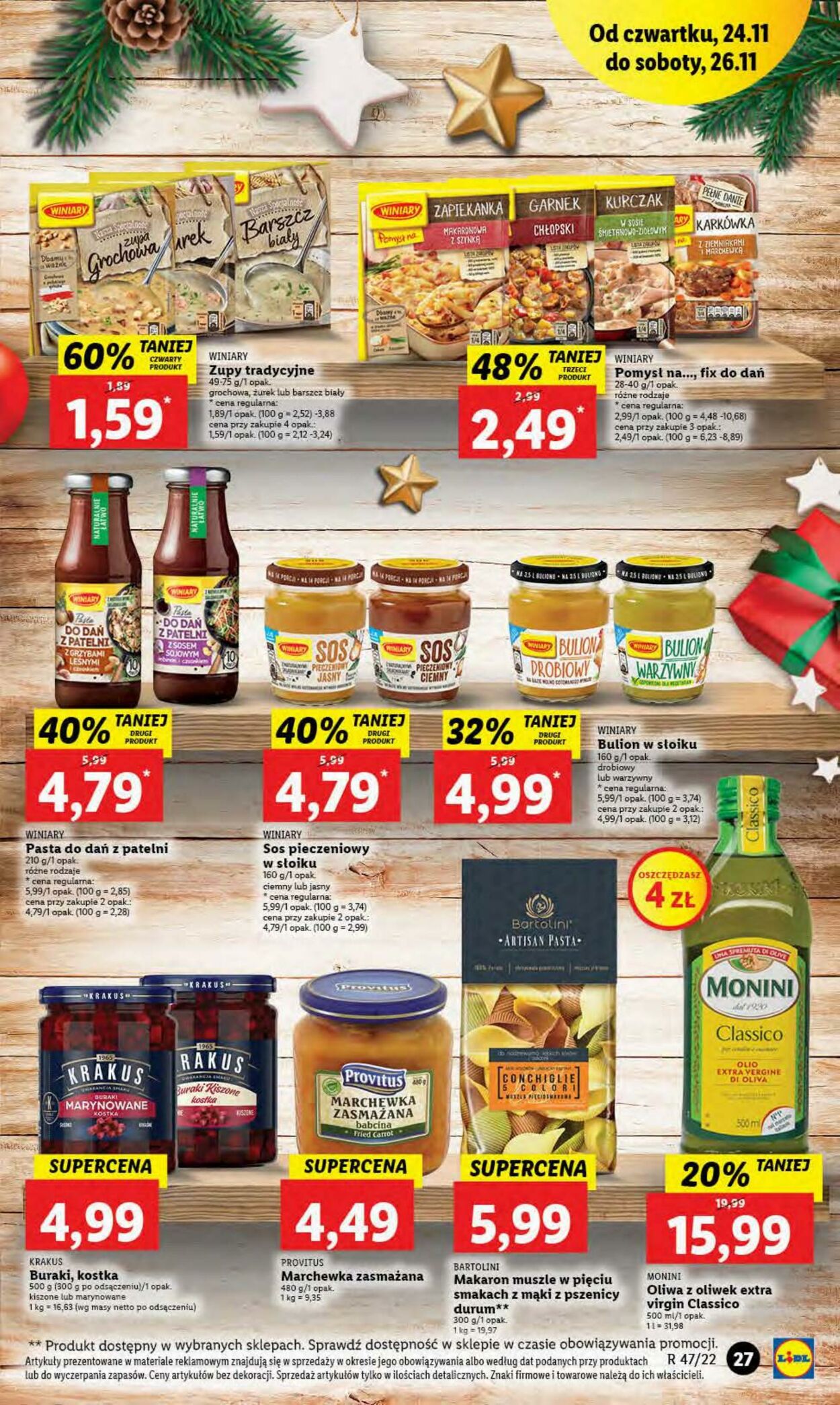 Gazetka Lidl 24.11.2022 - 26.11.2022